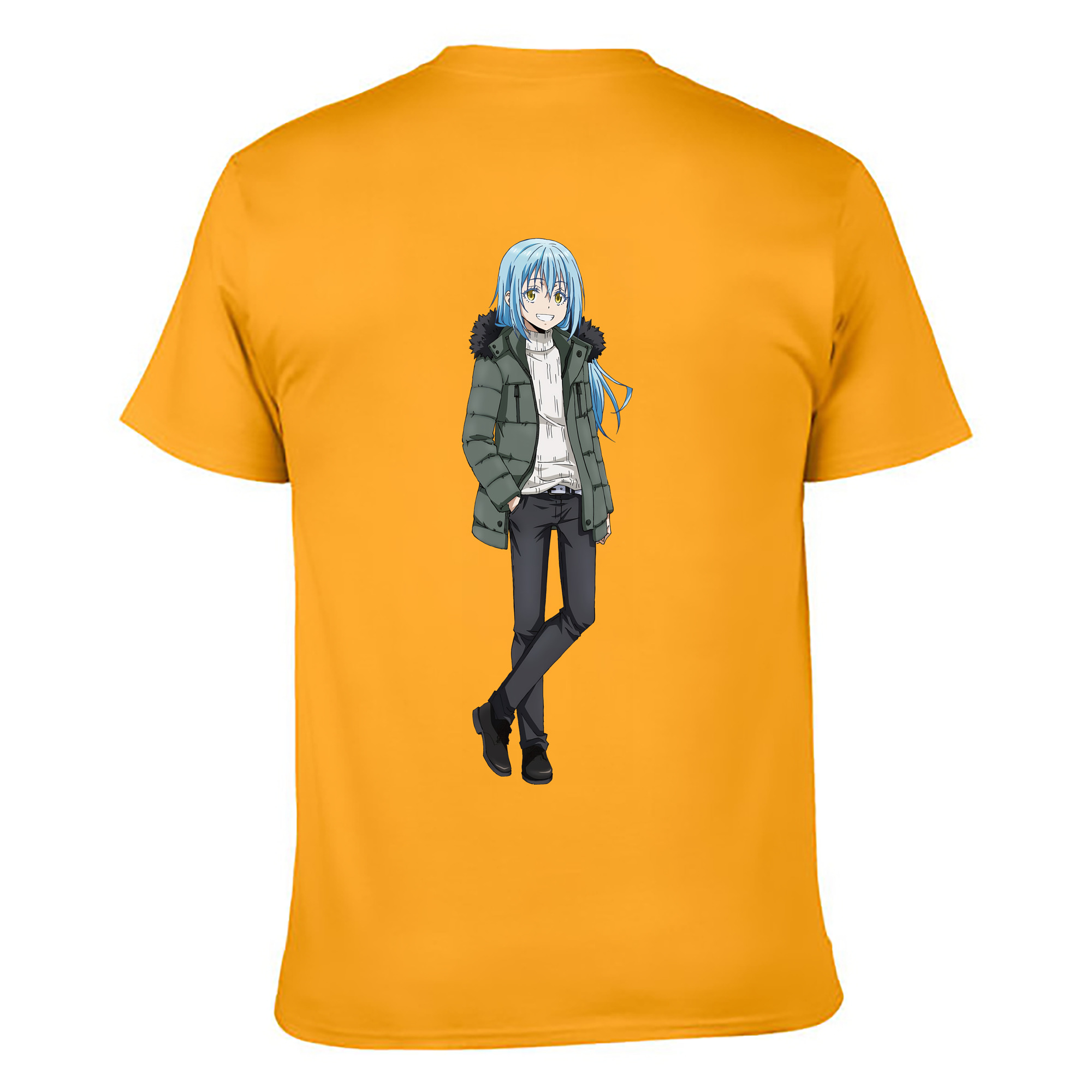 （画像用） 転スラ Regarding Reincarnated to Slime レディース半袖Tシャツ(バックプリント)