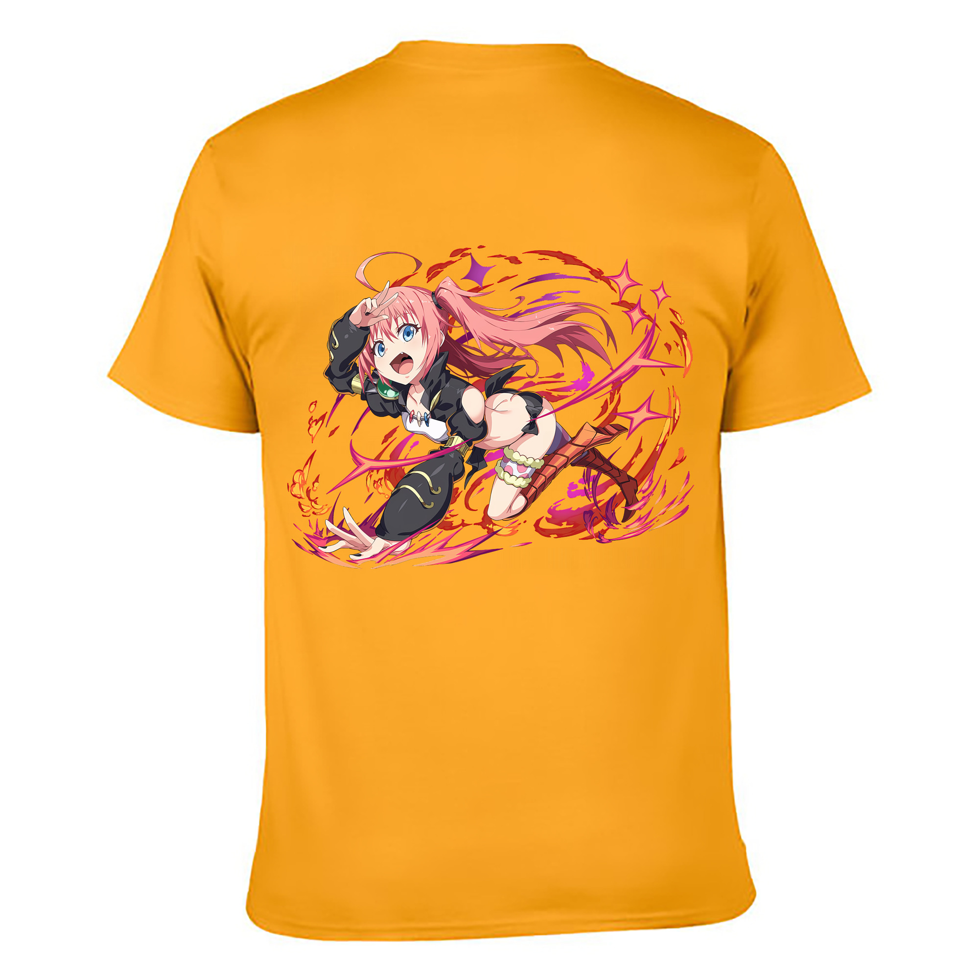 （画像用） 転スラ Regarding Reincarnated to Slime レディース半袖Tシャツ(バックプリント)