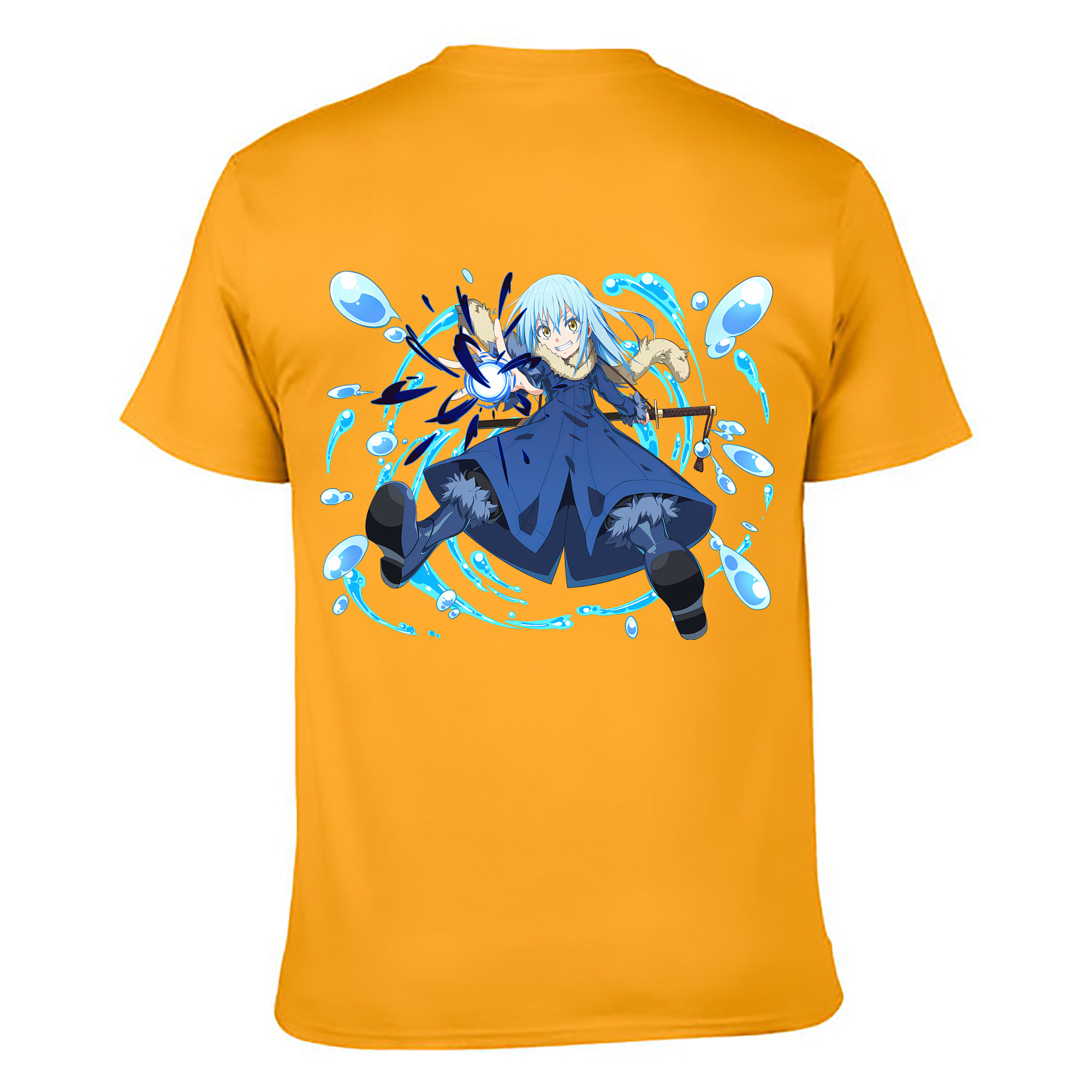 （画像用） 転スラ Regarding Reincarnated to Slime レディース半袖Tシャツ(バックプリント)