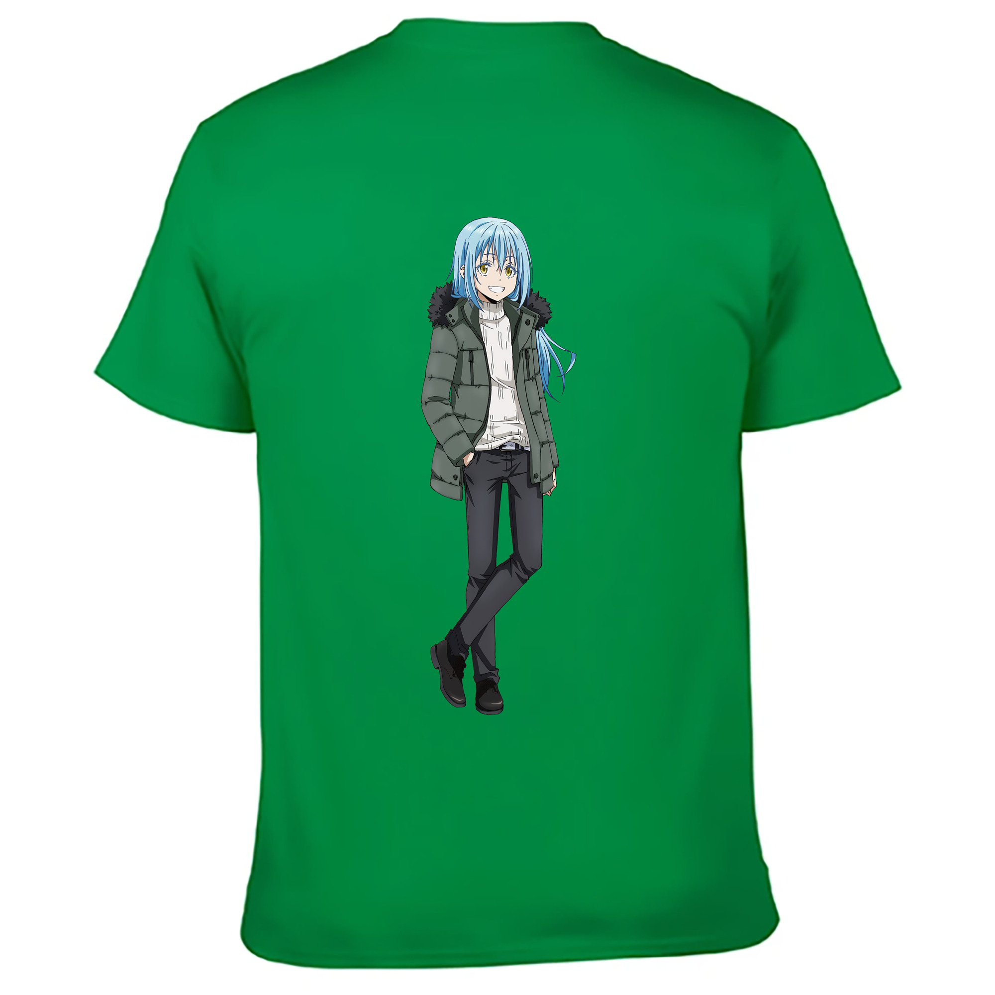 （画像用） 転スラ Regarding Reincarnated to Slime レディース半袖Tシャツ(バックプリント)