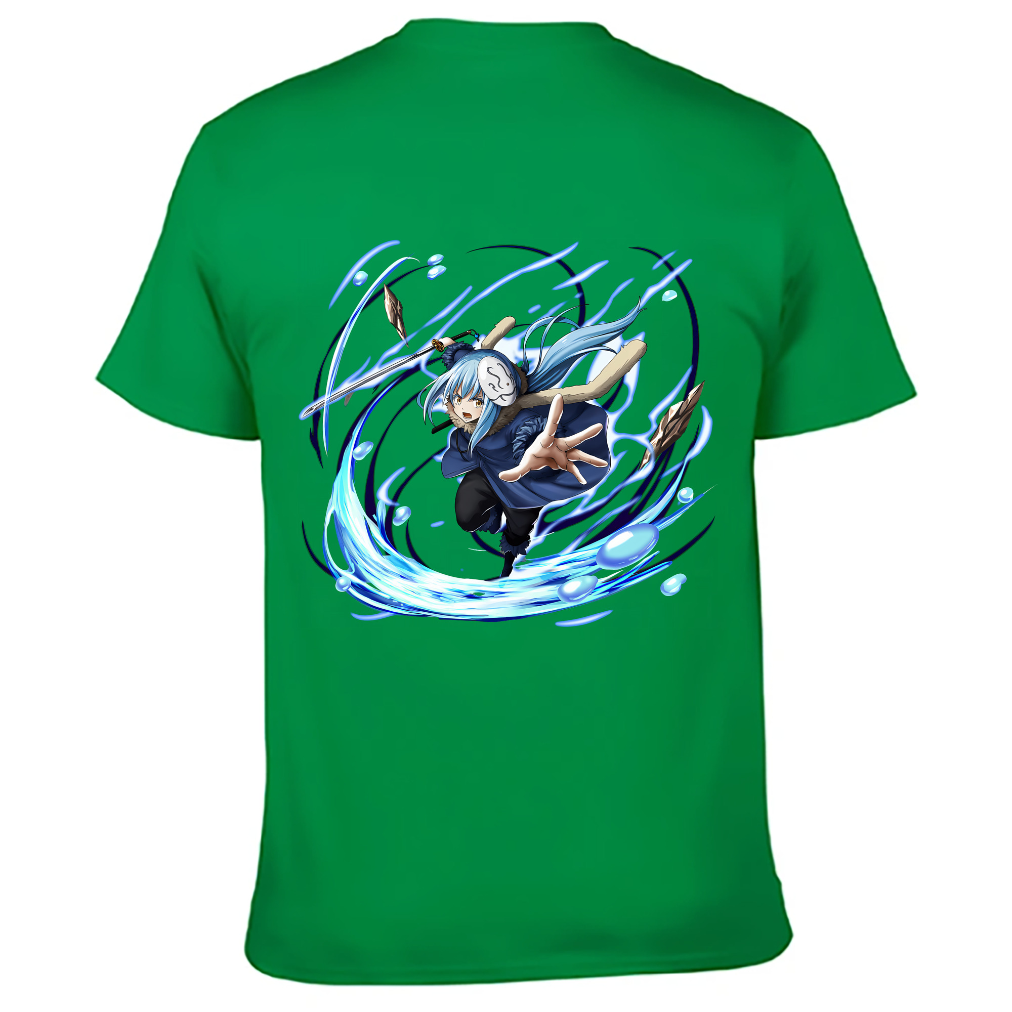 （画像用） 転スラ Regarding Reincarnated to Slime レディース半袖Tシャツ(バックプリント)