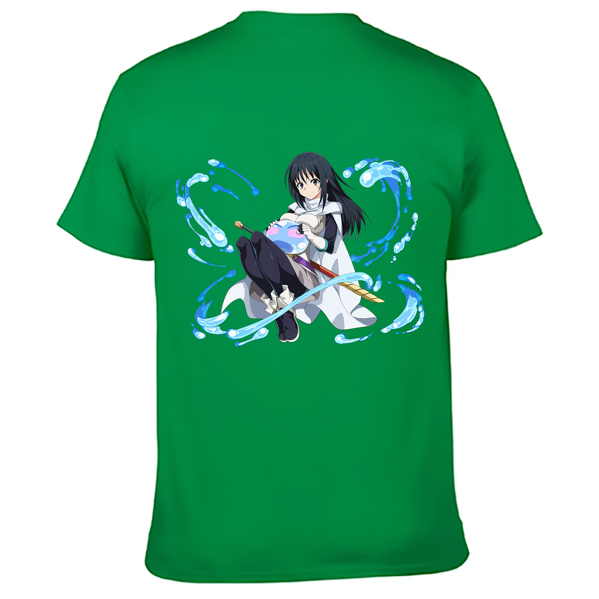 （画像用） 転スラ Regarding Reincarnated to Slime レディース半袖Tシャツ(バックプリント)