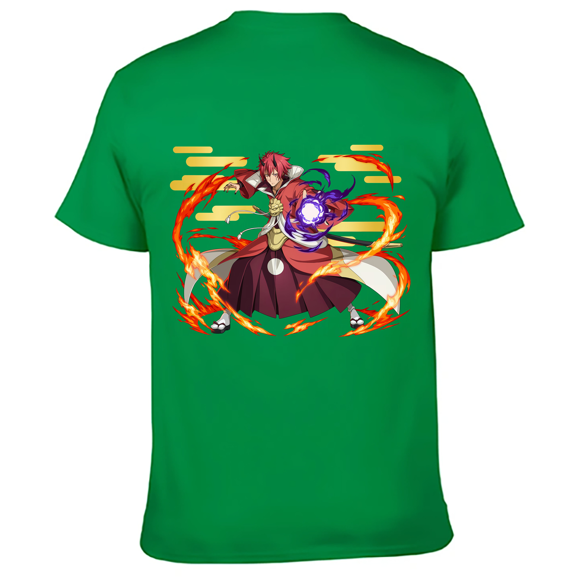 （画像用） 転スラ Regarding Reincarnated to Slime レディース半袖Tシャツ(バックプリント)