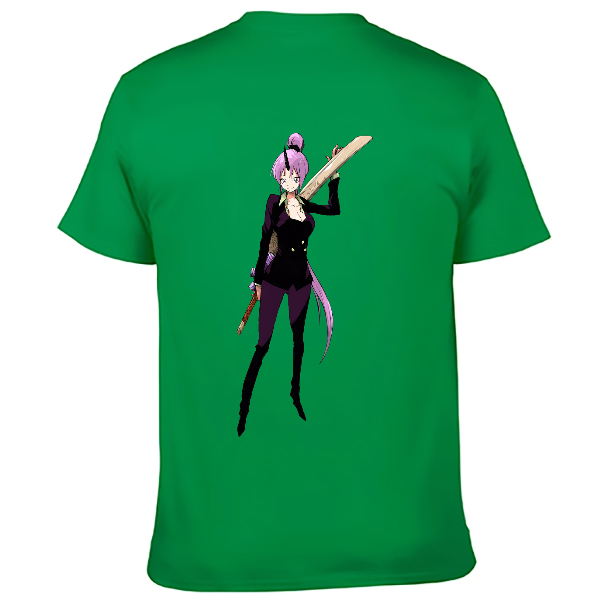 （画像用） 転スラ Regarding Reincarnated to Slime レディース半袖Tシャツ(バックプリント)