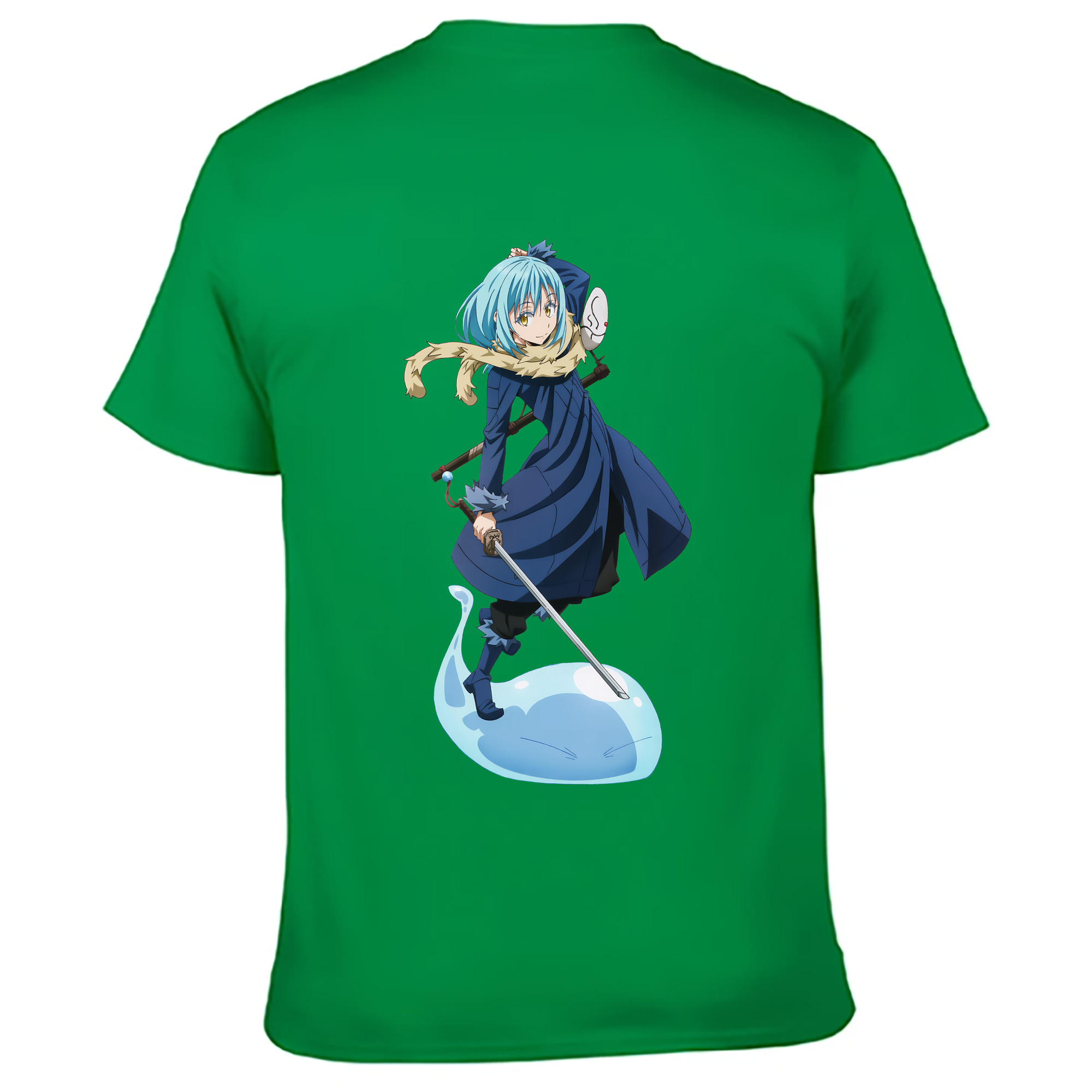 （画像用） 転スラ Regarding Reincarnated to Slime レディース半袖Tシャツ(バックプリント)