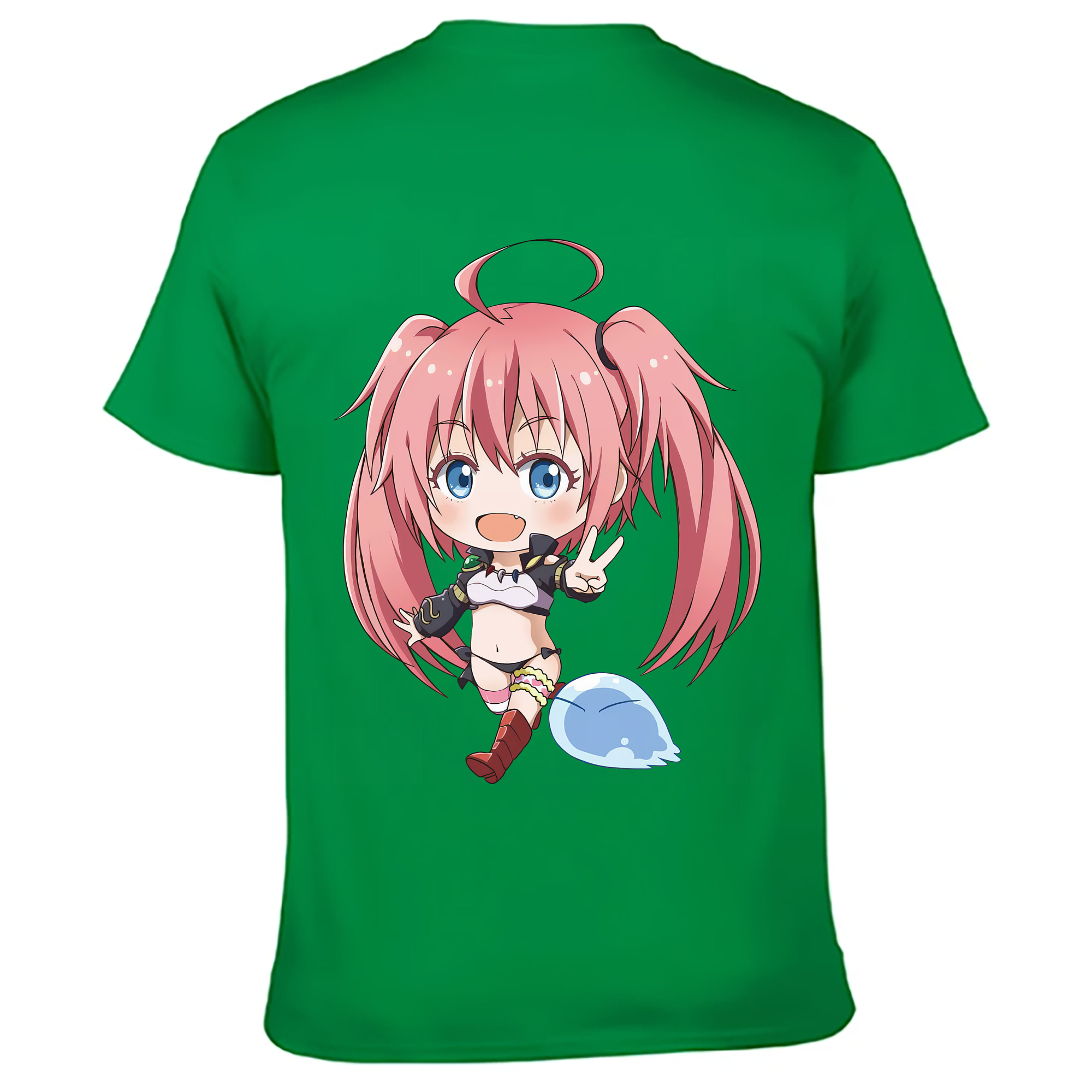 （画像用） 転スラ Regarding Reincarnated to Slime レディース半袖Tシャツ(バックプリント)