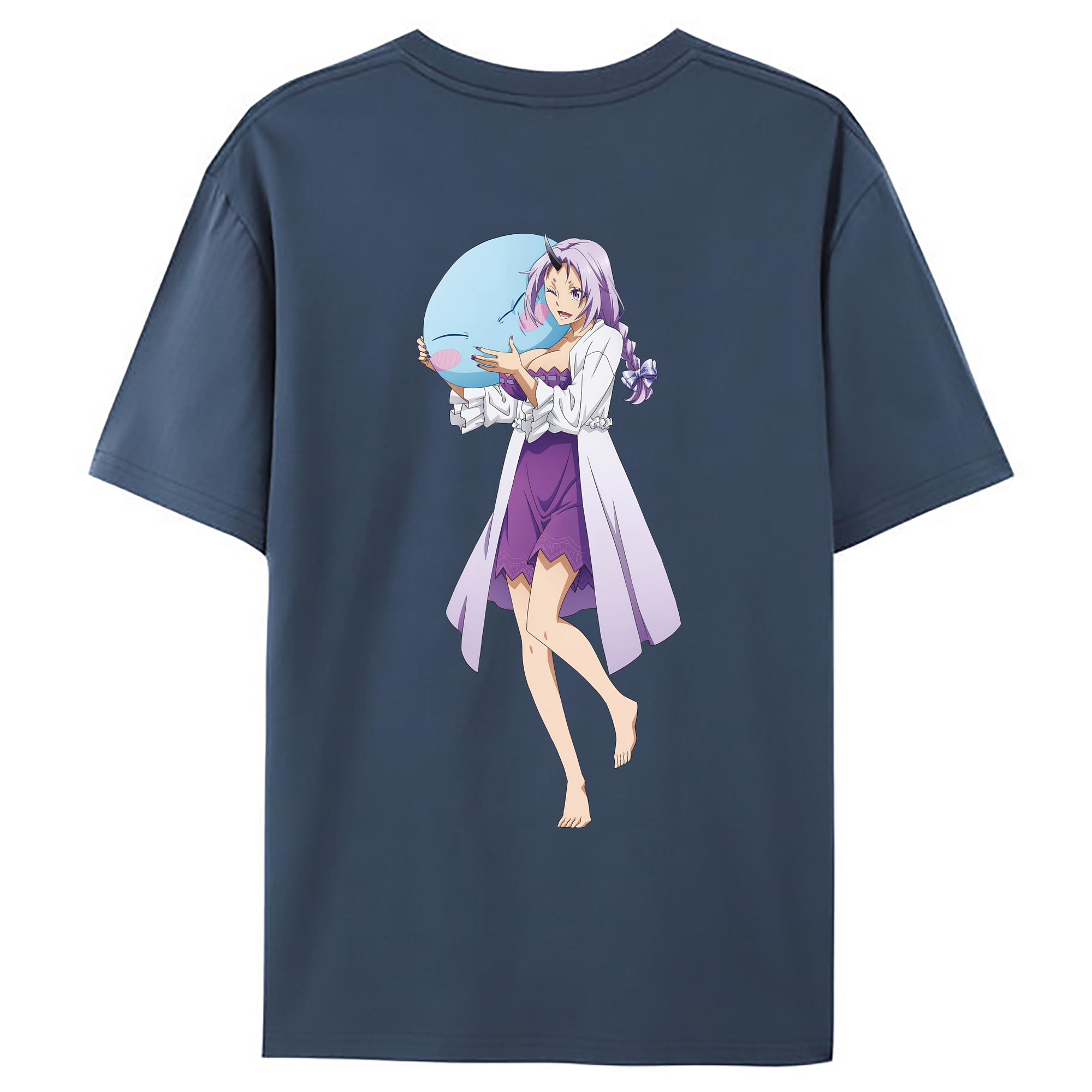 （画像用） 転スラ Regarding Reincarnated to Slime レディース半袖Tシャツ(バックプリント)
