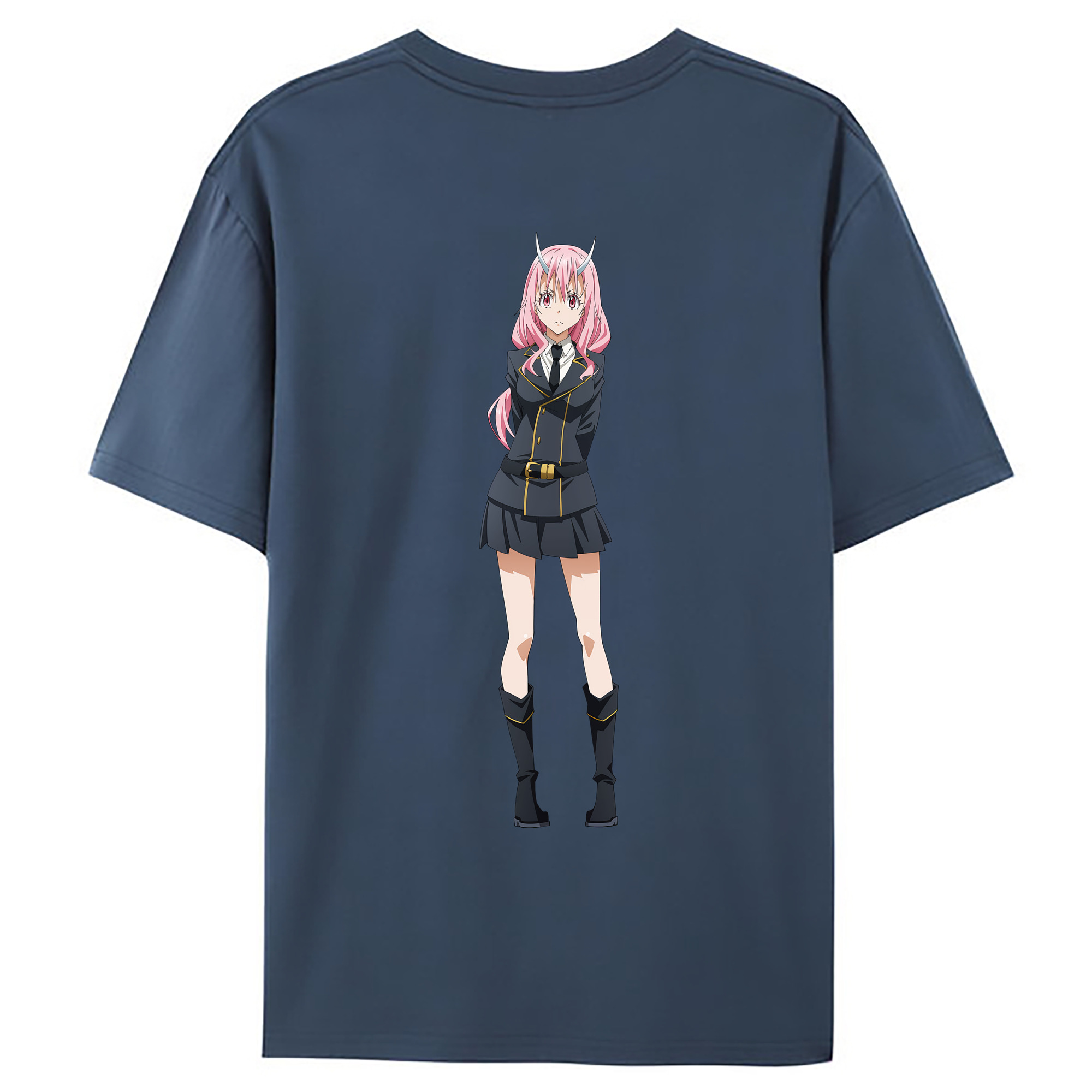 （画像用） 転スラ Regarding Reincarnated to Slime レディース半袖Tシャツ(バックプリント)
