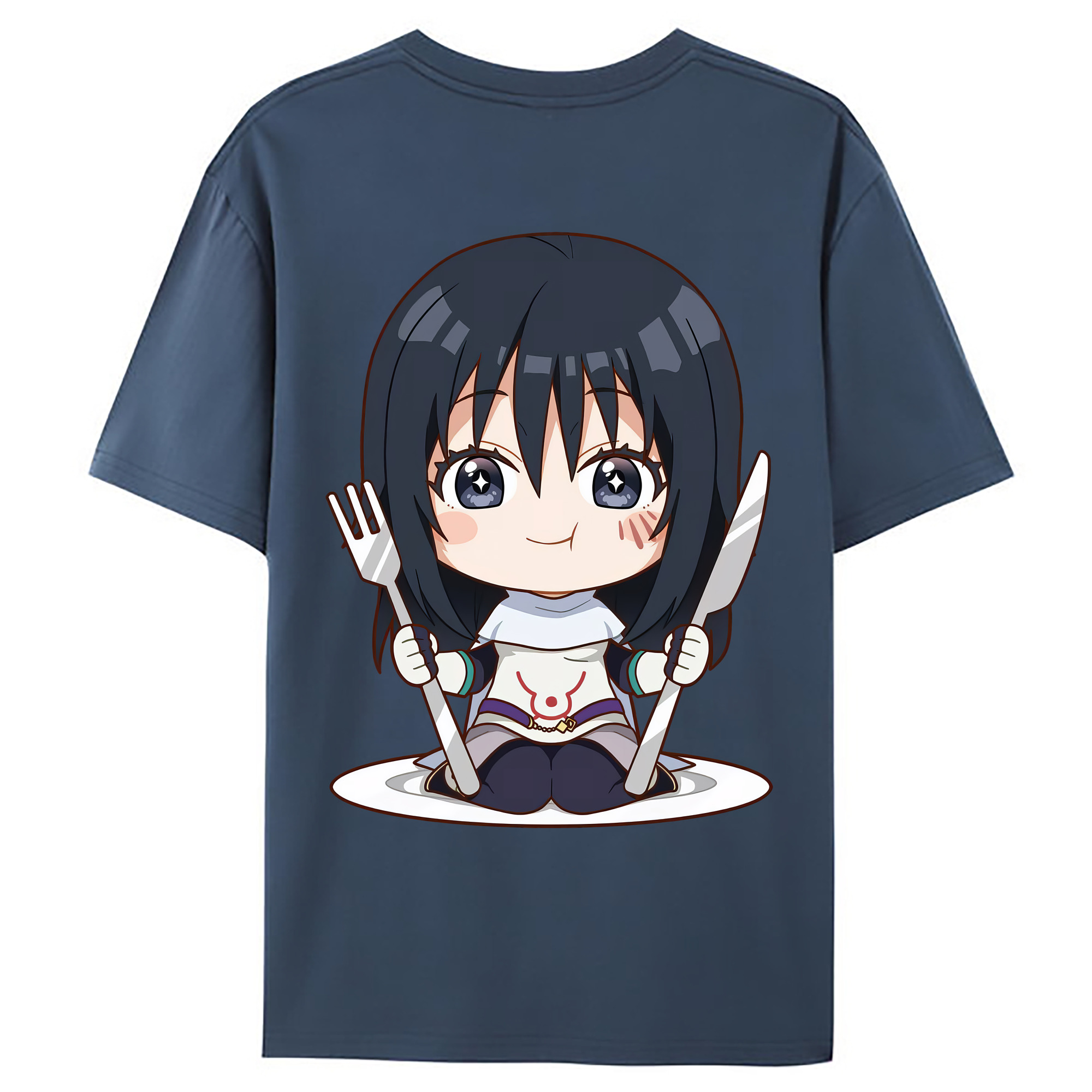 （画像用） 転スラ Regarding Reincarnated to Slime レディース半袖Tシャツ(バックプリント)