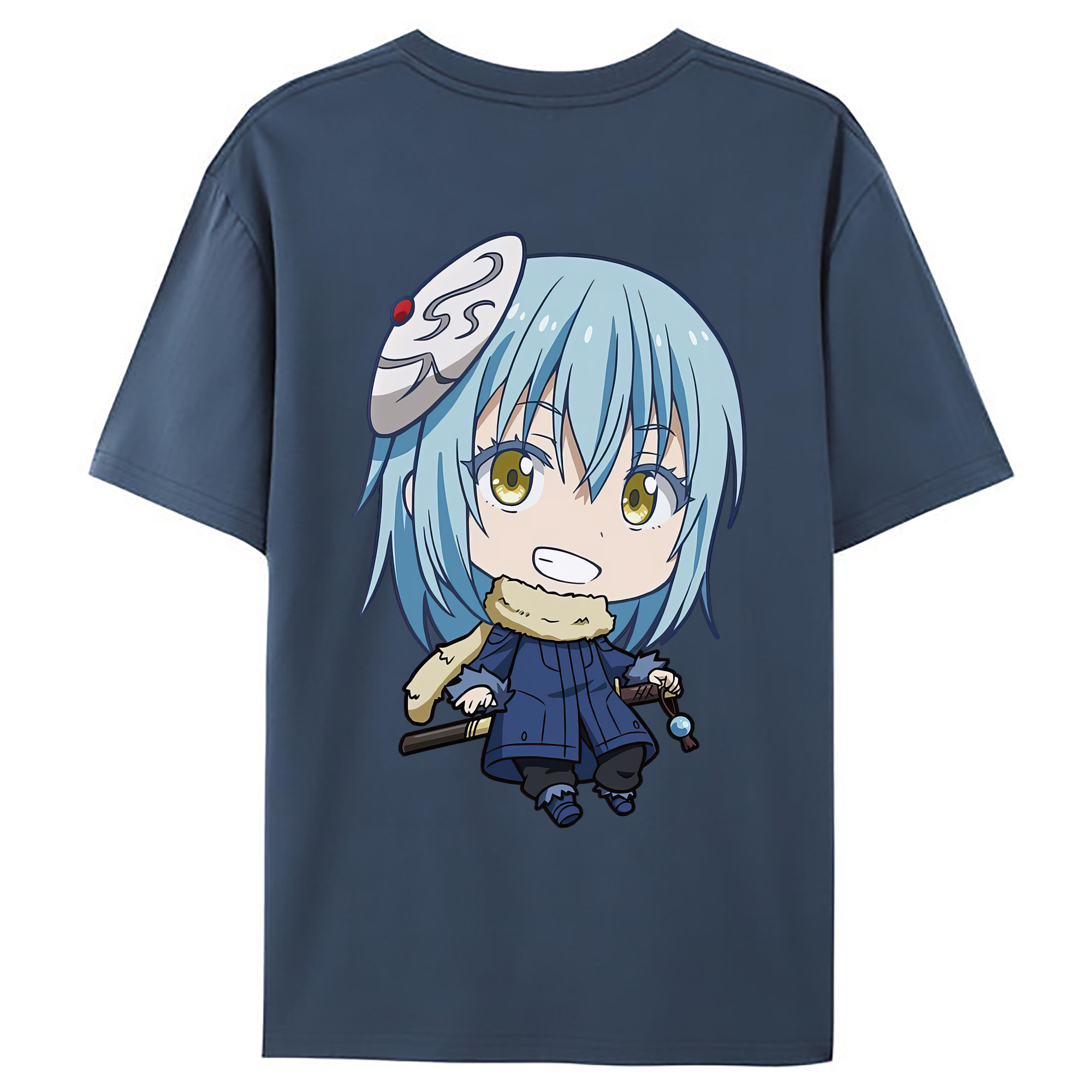（画像用） 転スラ Regarding Reincarnated to Slime レディース半袖Tシャツ(バックプリント)