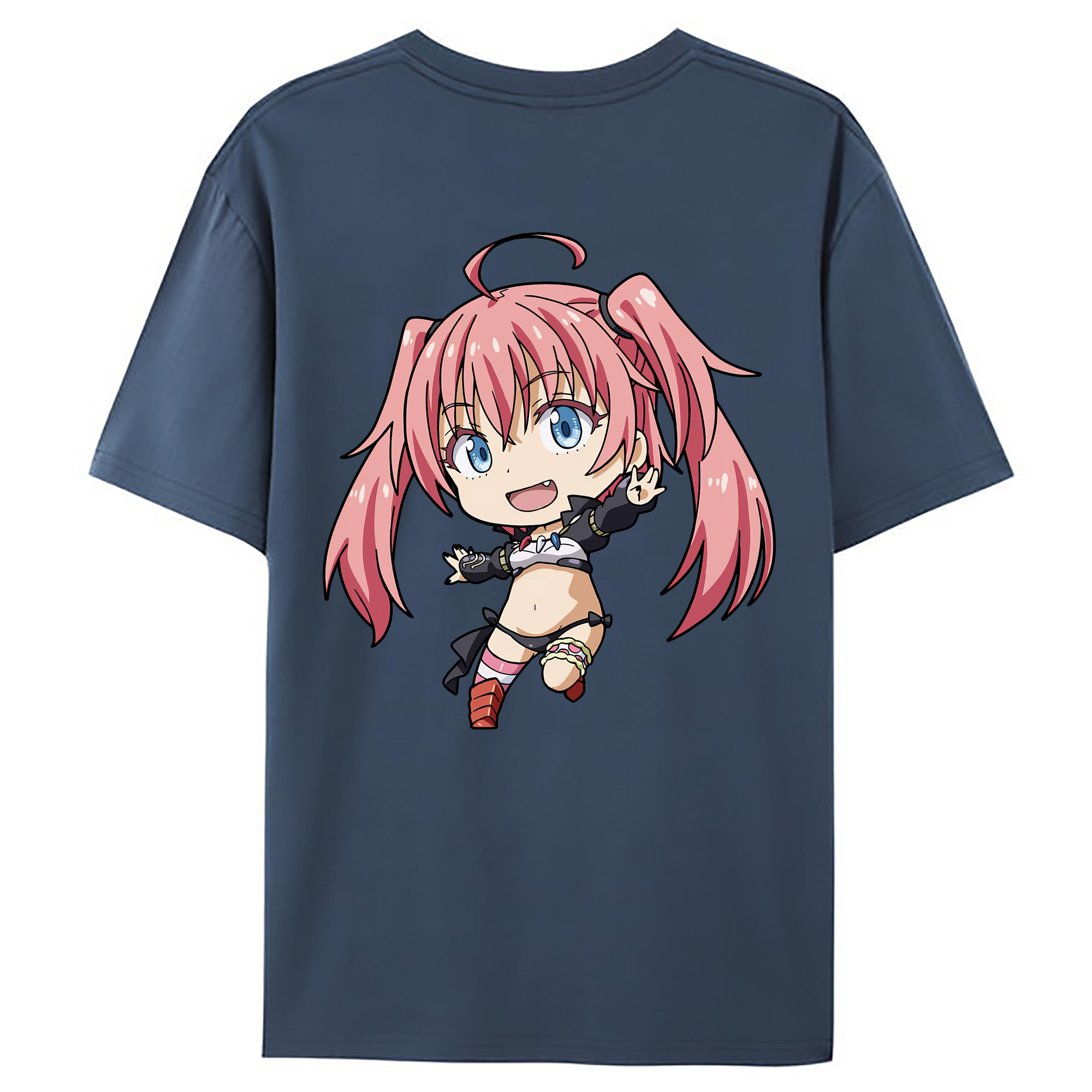 （画像用） 転スラ Regarding Reincarnated to Slime レディース半袖Tシャツ(バックプリント)