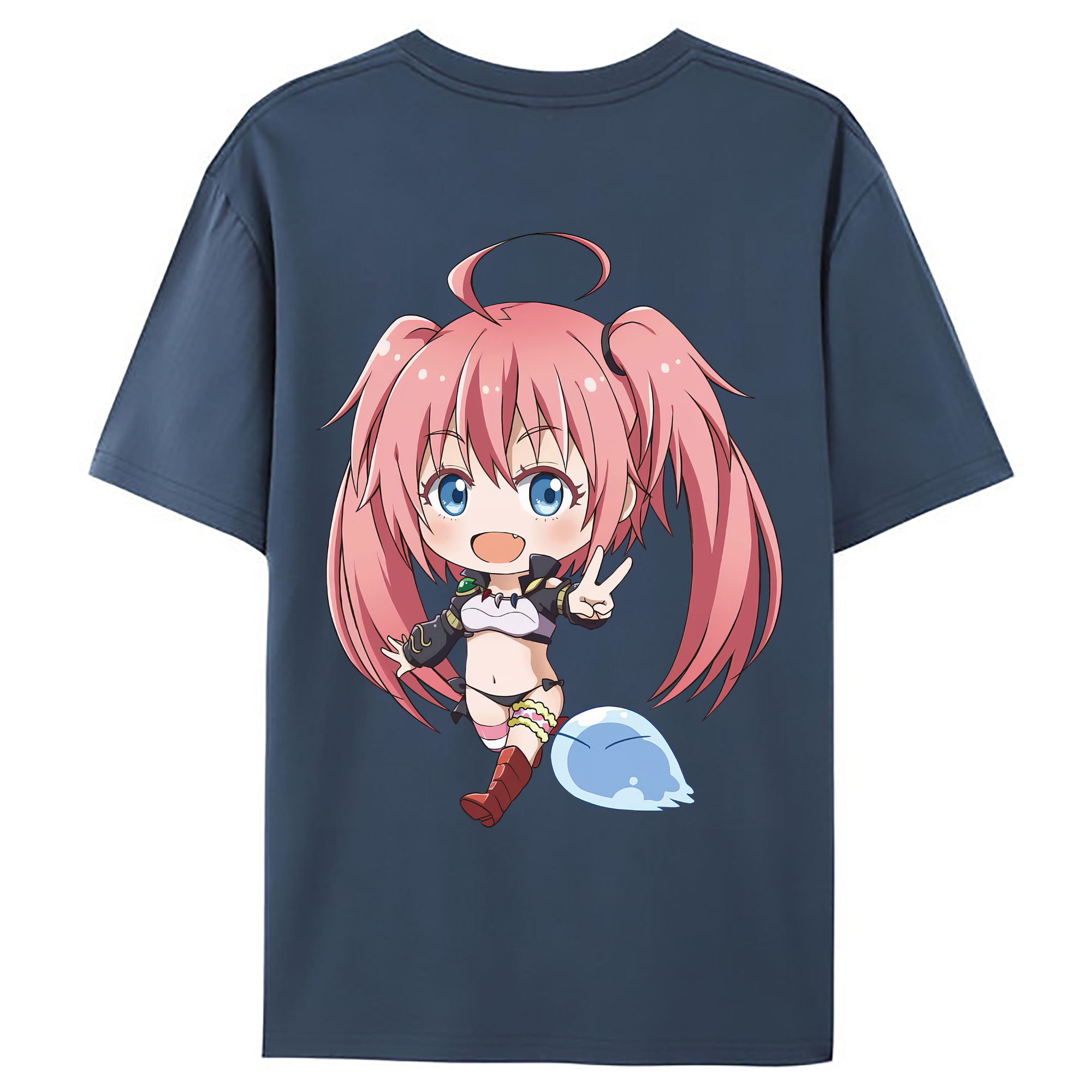 （画像用） 転スラ Regarding Reincarnated to Slime レディース半袖Tシャツ(バックプリント)