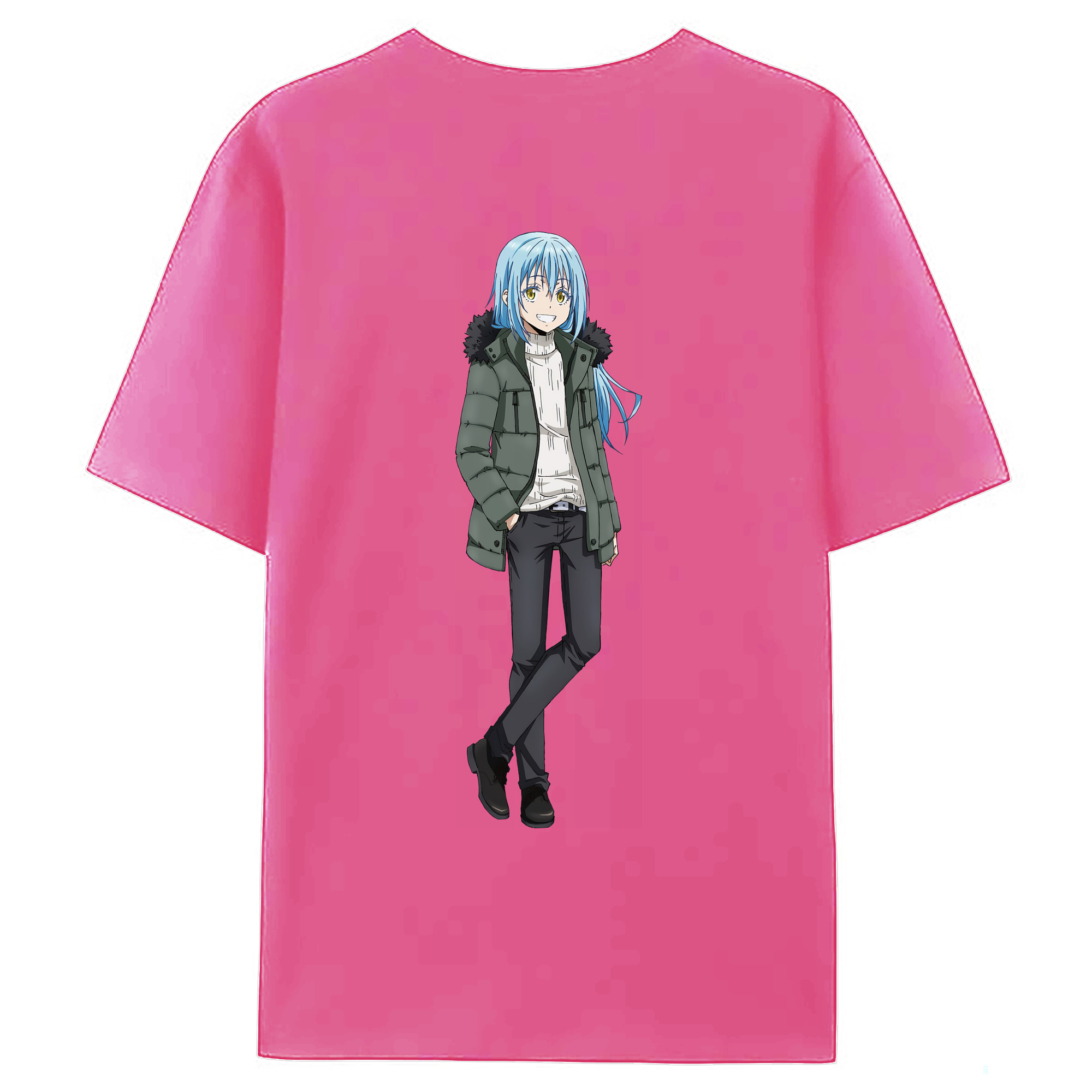 （画像用） 転スラ Regarding Reincarnated to Slime レディース半袖Tシャツ(バックプリント)