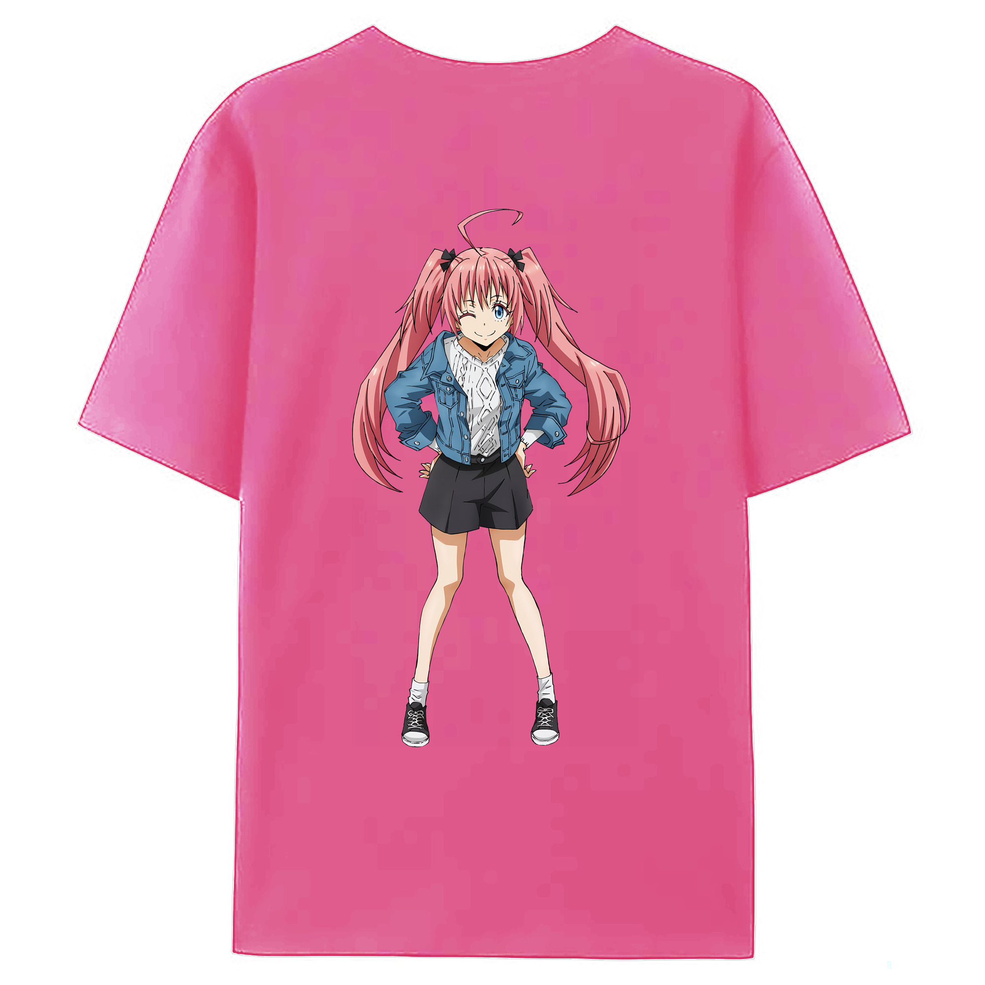 （画像用） 転スラ Regarding Reincarnated to Slime レディース半袖Tシャツ(バックプリント)