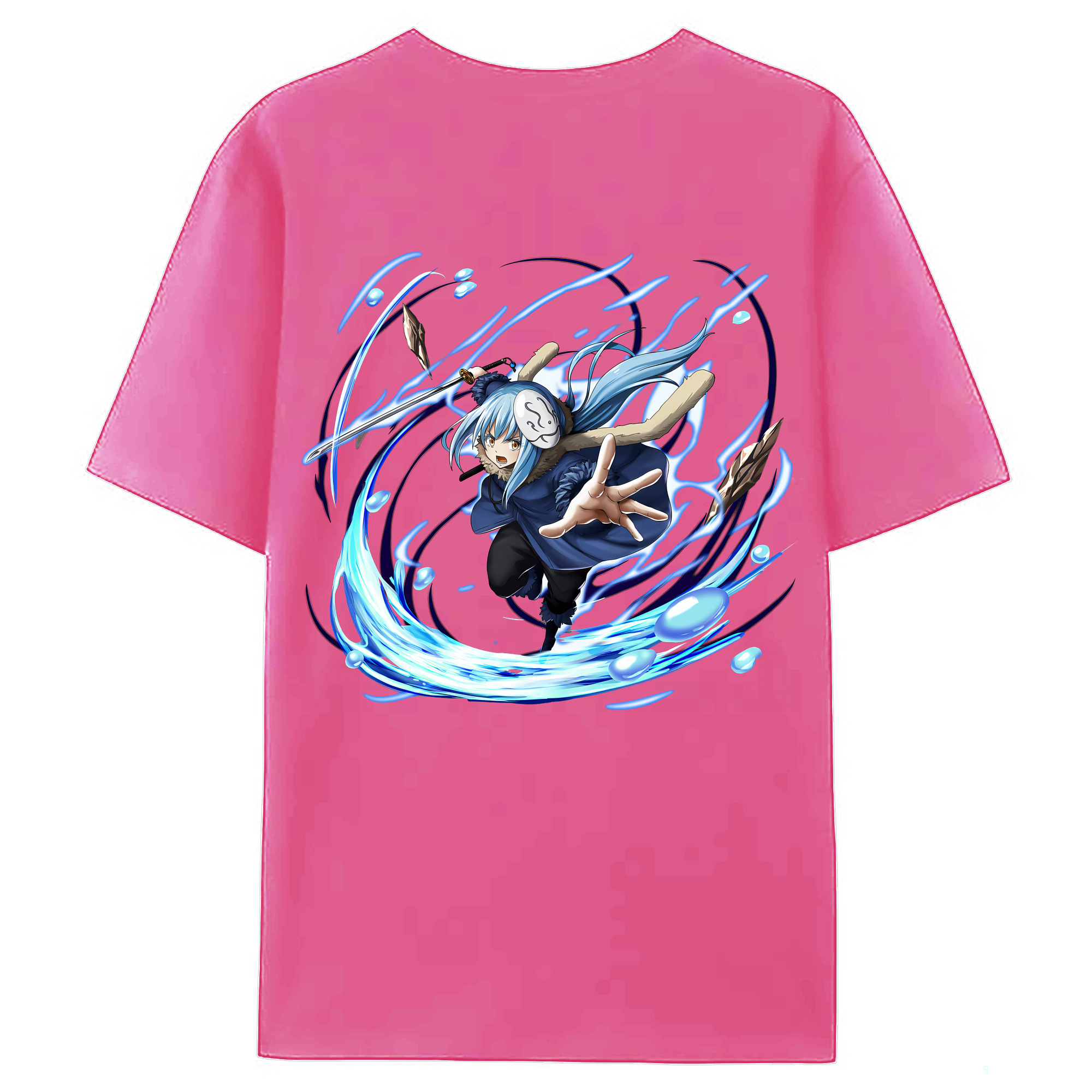 （画像用） 転スラ Regarding Reincarnated to Slime レディース半袖Tシャツ(バックプリント)