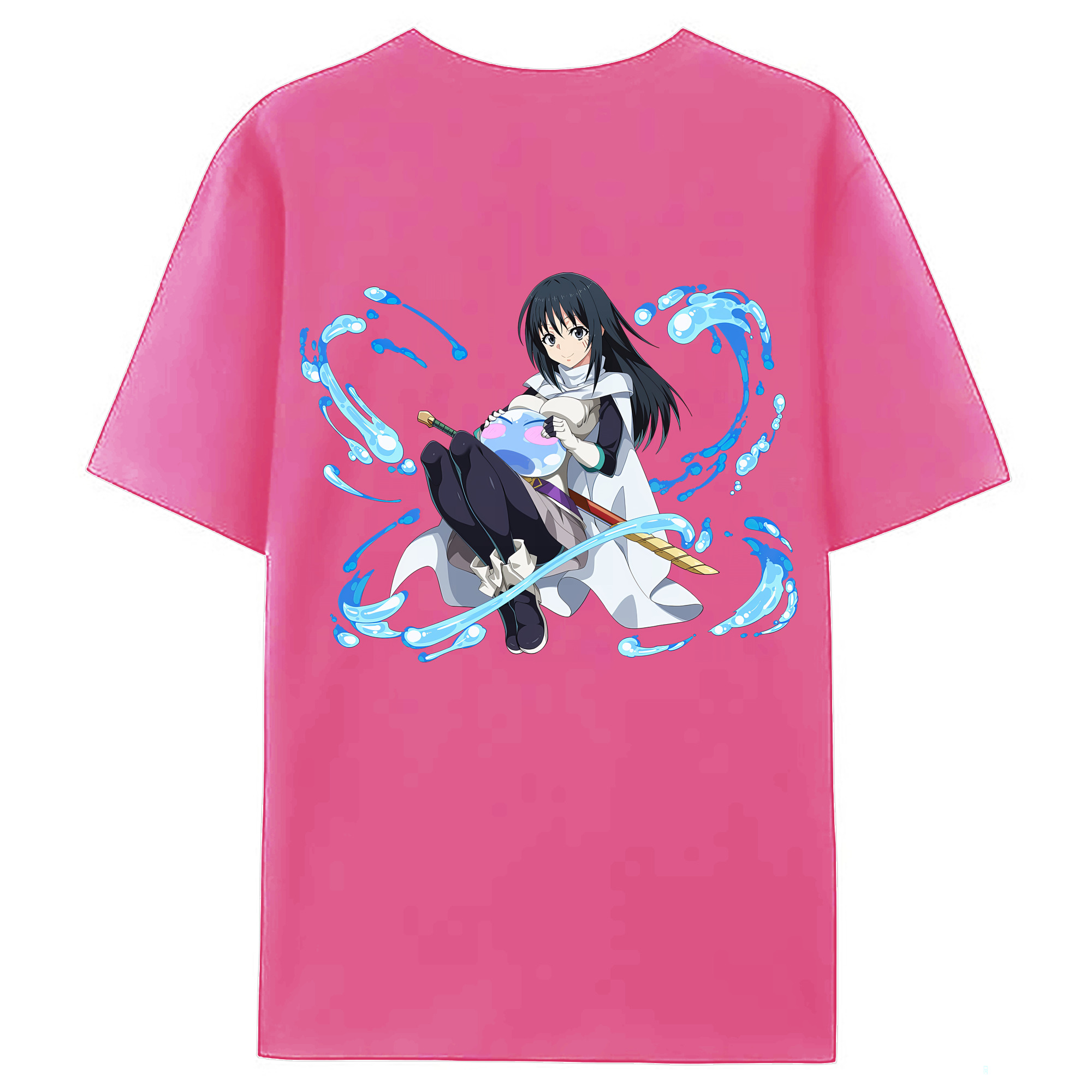 （画像用） 転スラ Regarding Reincarnated to Slime レディース半袖Tシャツ(バックプリント)
