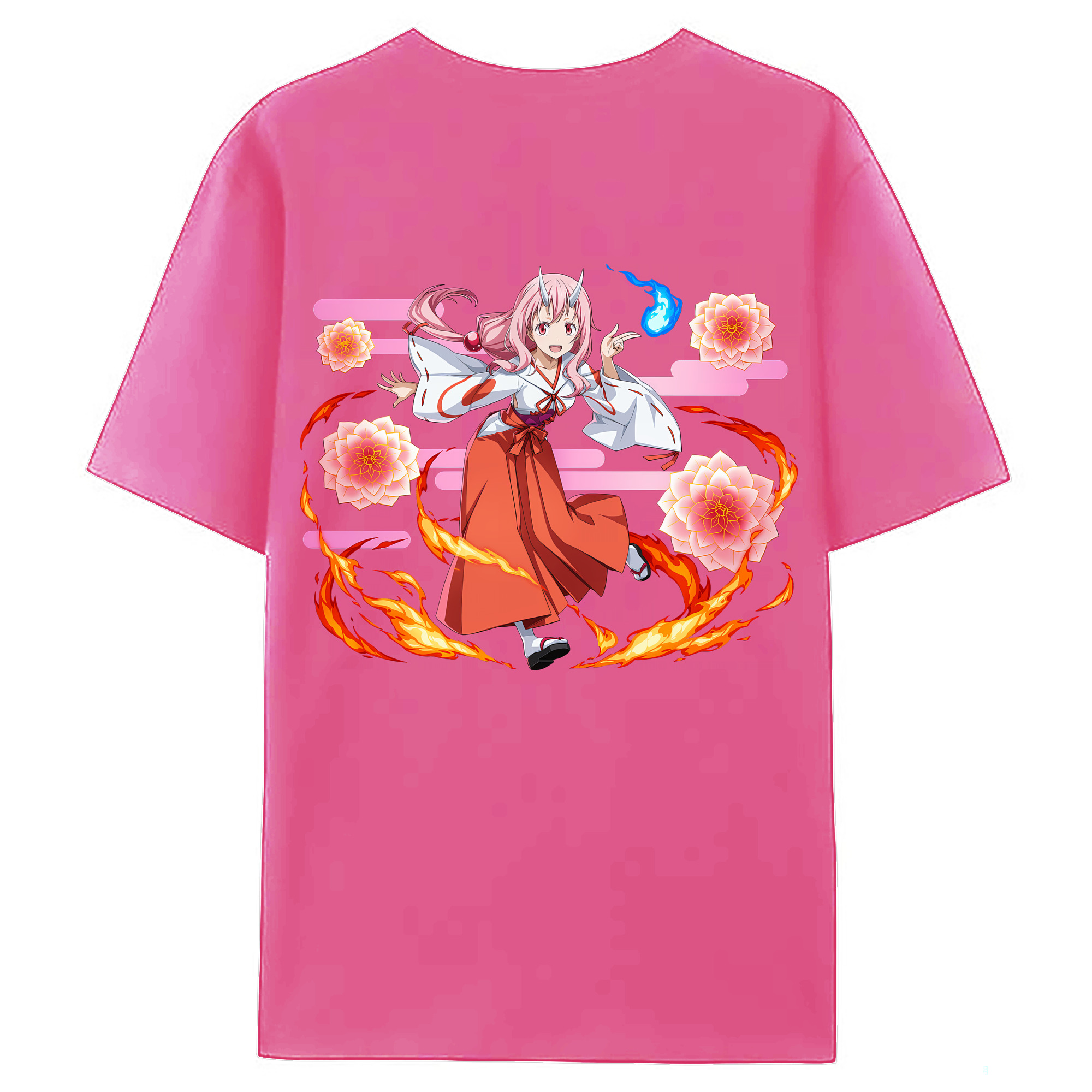 （画像用） 転スラ Regarding Reincarnated to Slime レディース半袖Tシャツ(バックプリント)