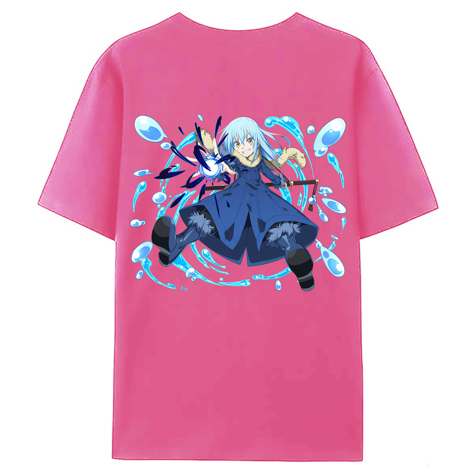 （画像用） 転スラ Regarding Reincarnated to Slime レディース半袖Tシャツ(バックプリント)