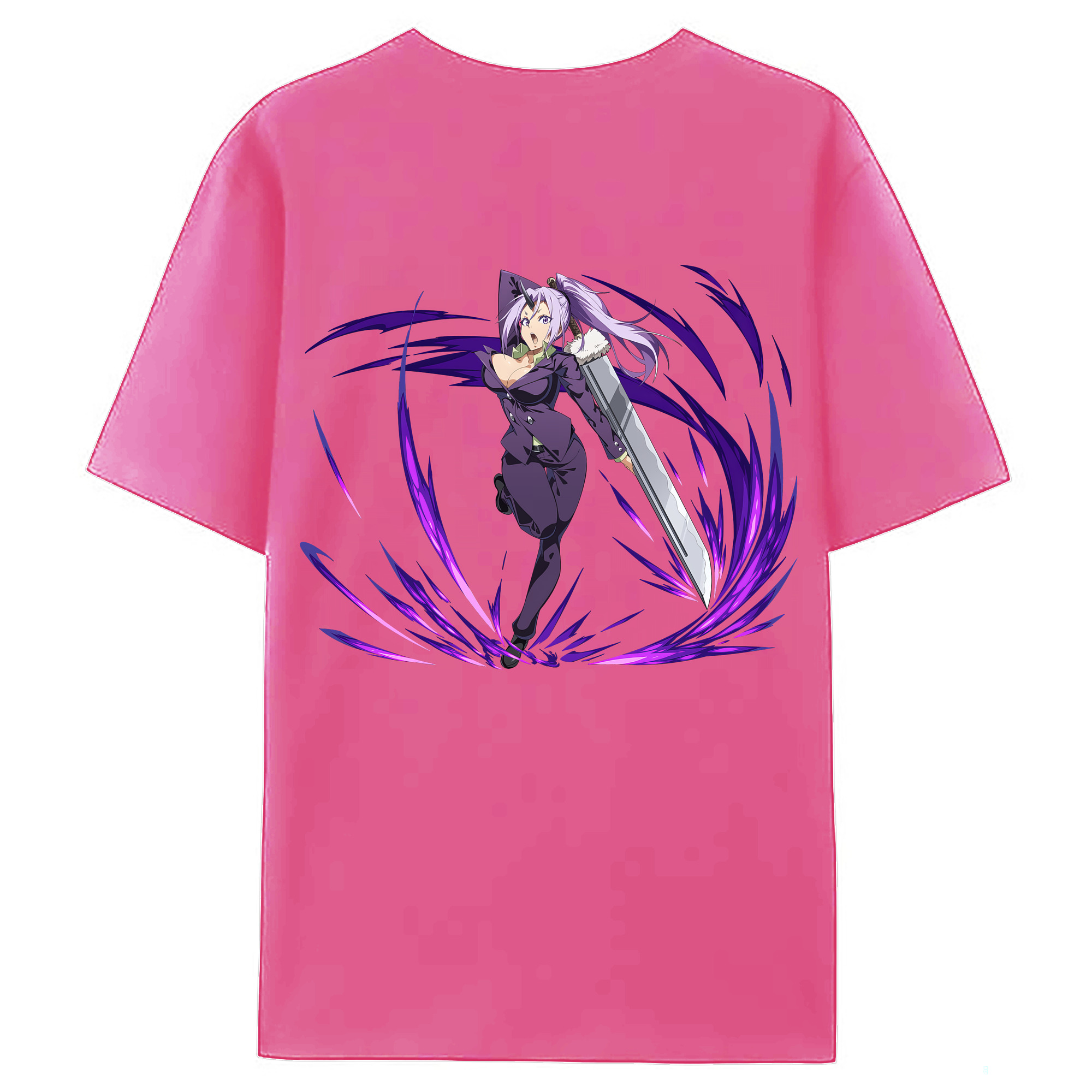 （画像用） 転スラ Regarding Reincarnated to Slime レディース半袖Tシャツ(バックプリント)