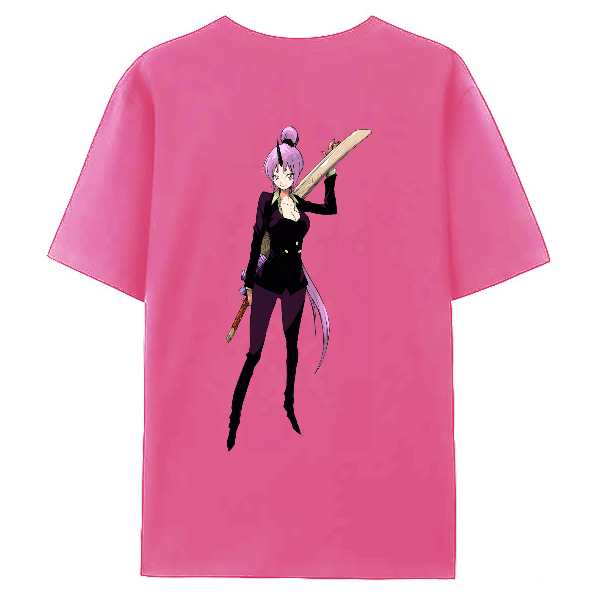 （画像用） 転スラ Regarding Reincarnated to Slime レディース半袖Tシャツ(バックプリント)
