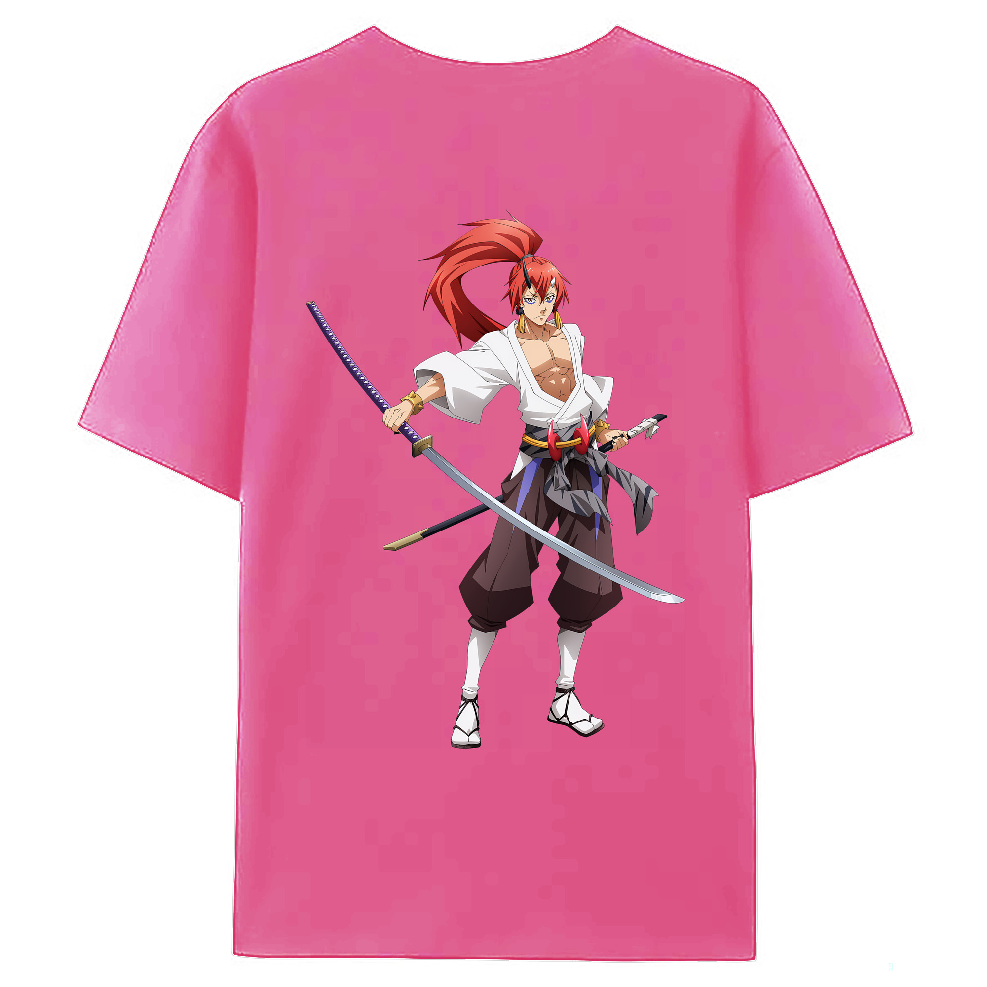 （画像用） 転スラ Regarding Reincarnated to Slime レディース半袖Tシャツ(バックプリント)
