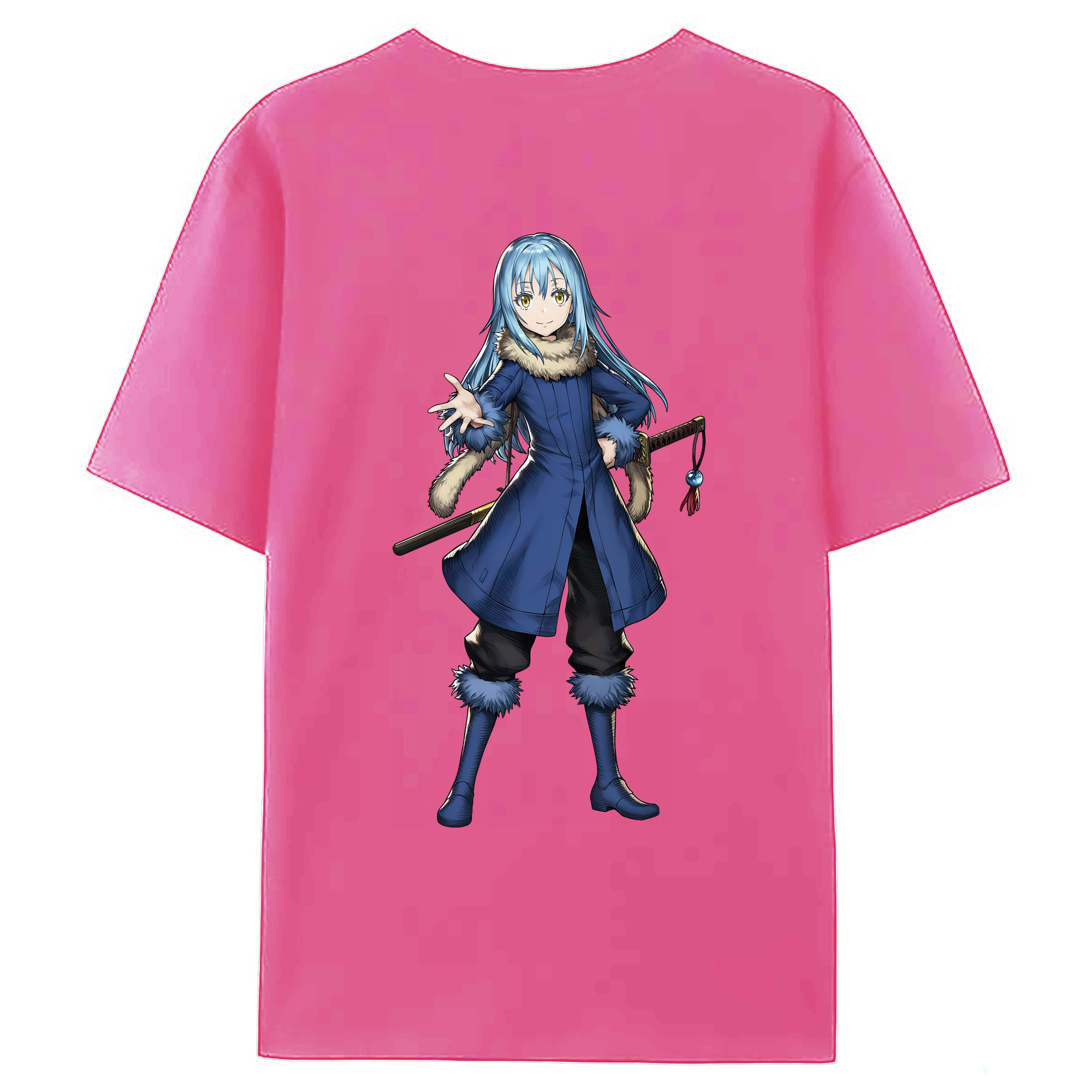 （画像用） 転スラ Regarding Reincarnated to Slime レディース半袖Tシャツ(バックプリント)