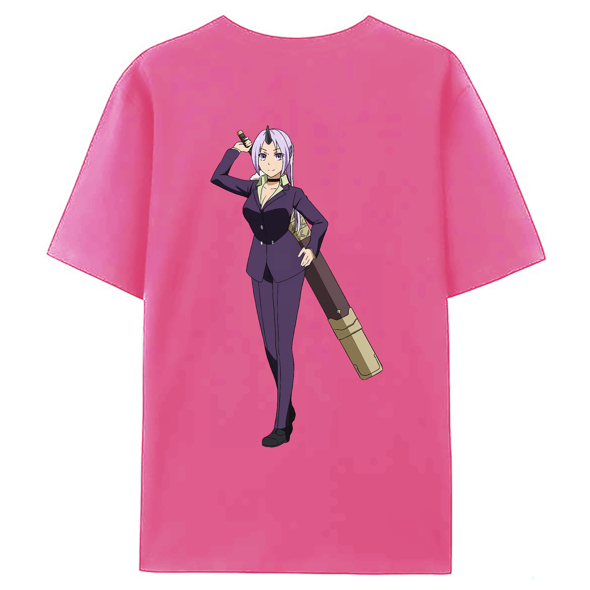 （画像用） 転スラ Regarding Reincarnated to Slime レディース半袖Tシャツ(バックプリント)