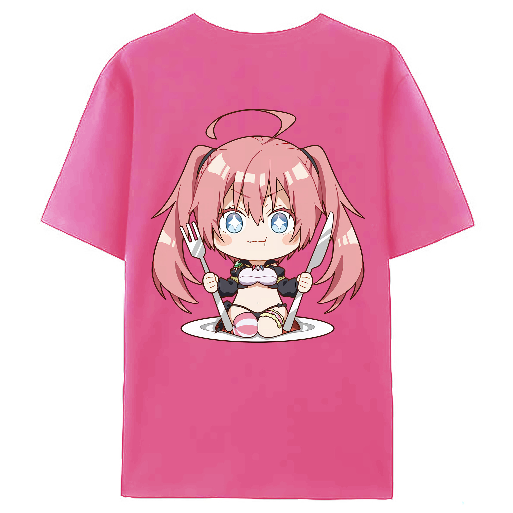（画像用） 転スラ Regarding Reincarnated to Slime レディース半袖Tシャツ(バックプリント)