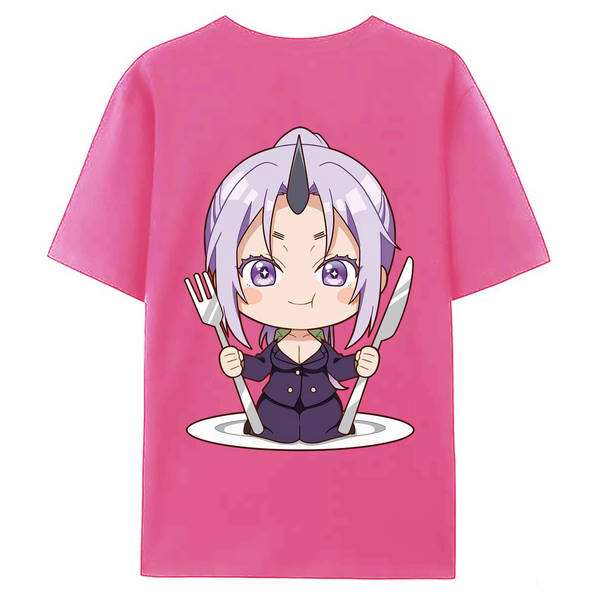 （画像用） 転スラ Regarding Reincarnated to Slime レディース半袖Tシャツ(バックプリント)