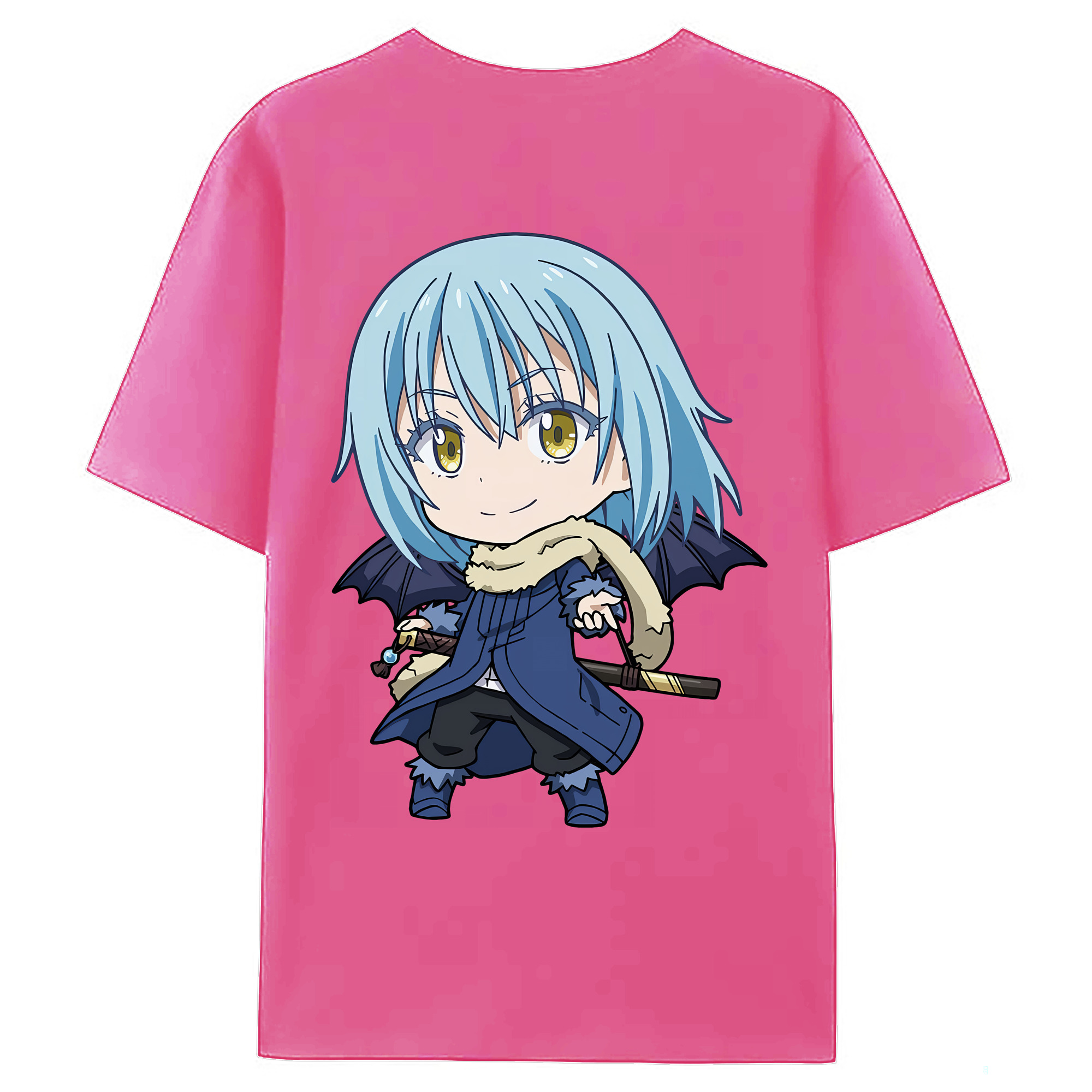 （画像用） 転スラ Regarding Reincarnated to Slime レディース半袖Tシャツ(バックプリント)