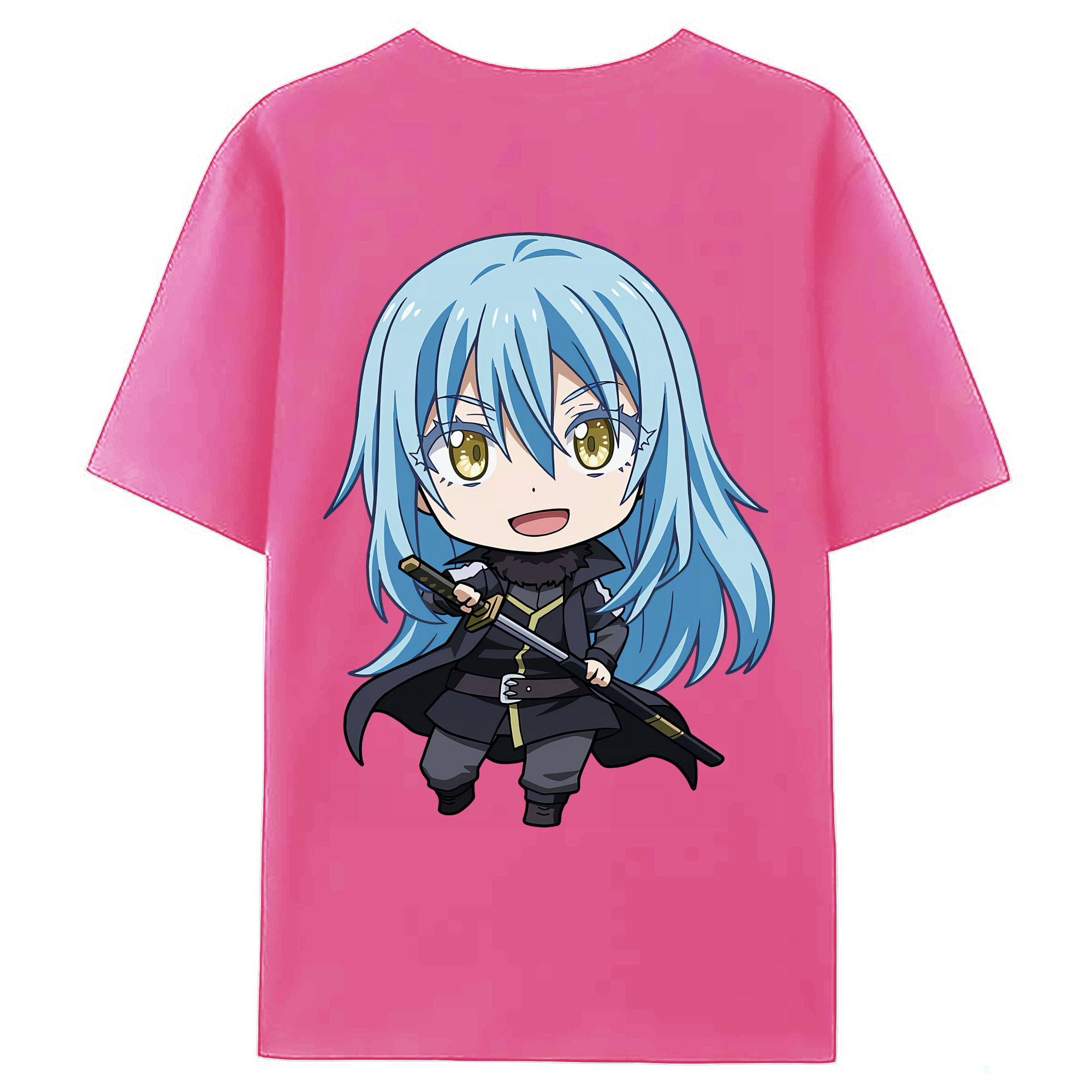 （画像用） 転スラ Regarding Reincarnated to Slime レディース半袖Tシャツ(バックプリント)