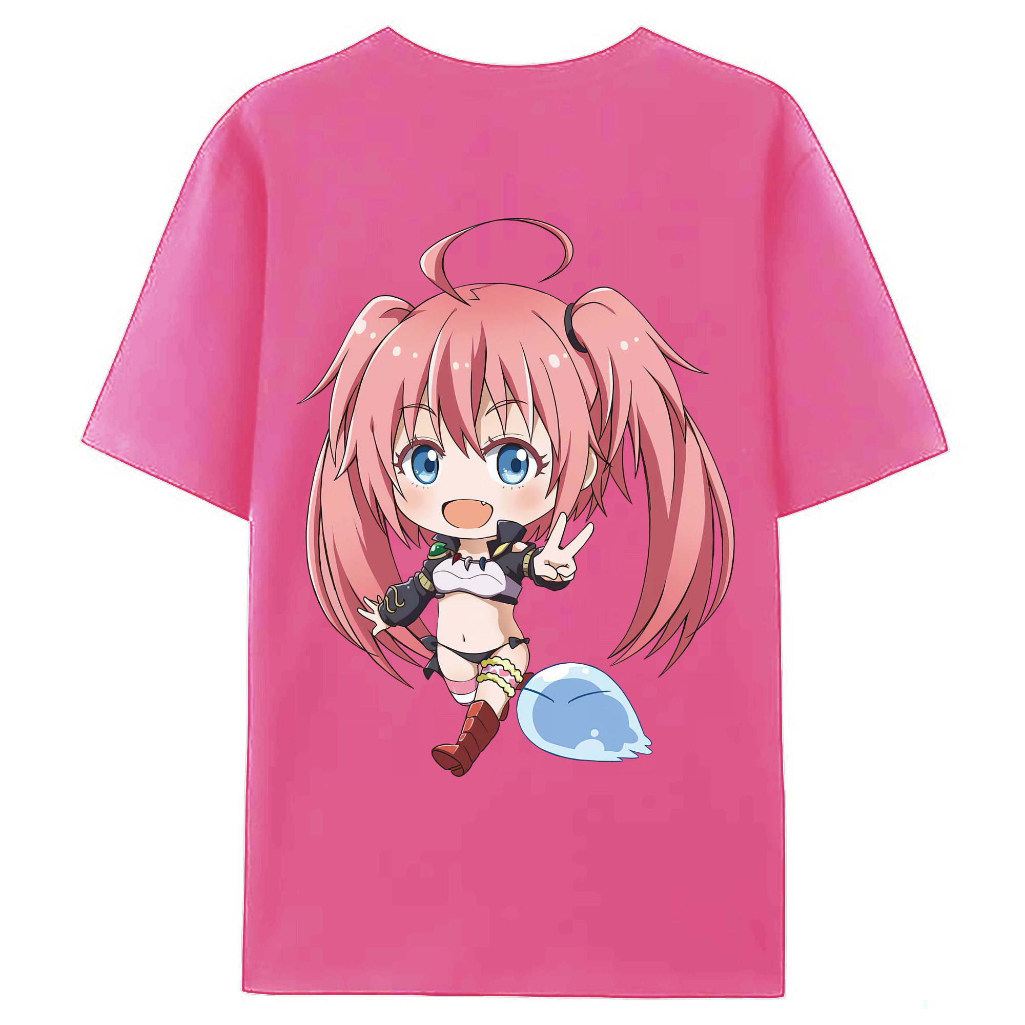（画像用） 転スラ Regarding Reincarnated to Slime レディース半袖Tシャツ(バックプリント)