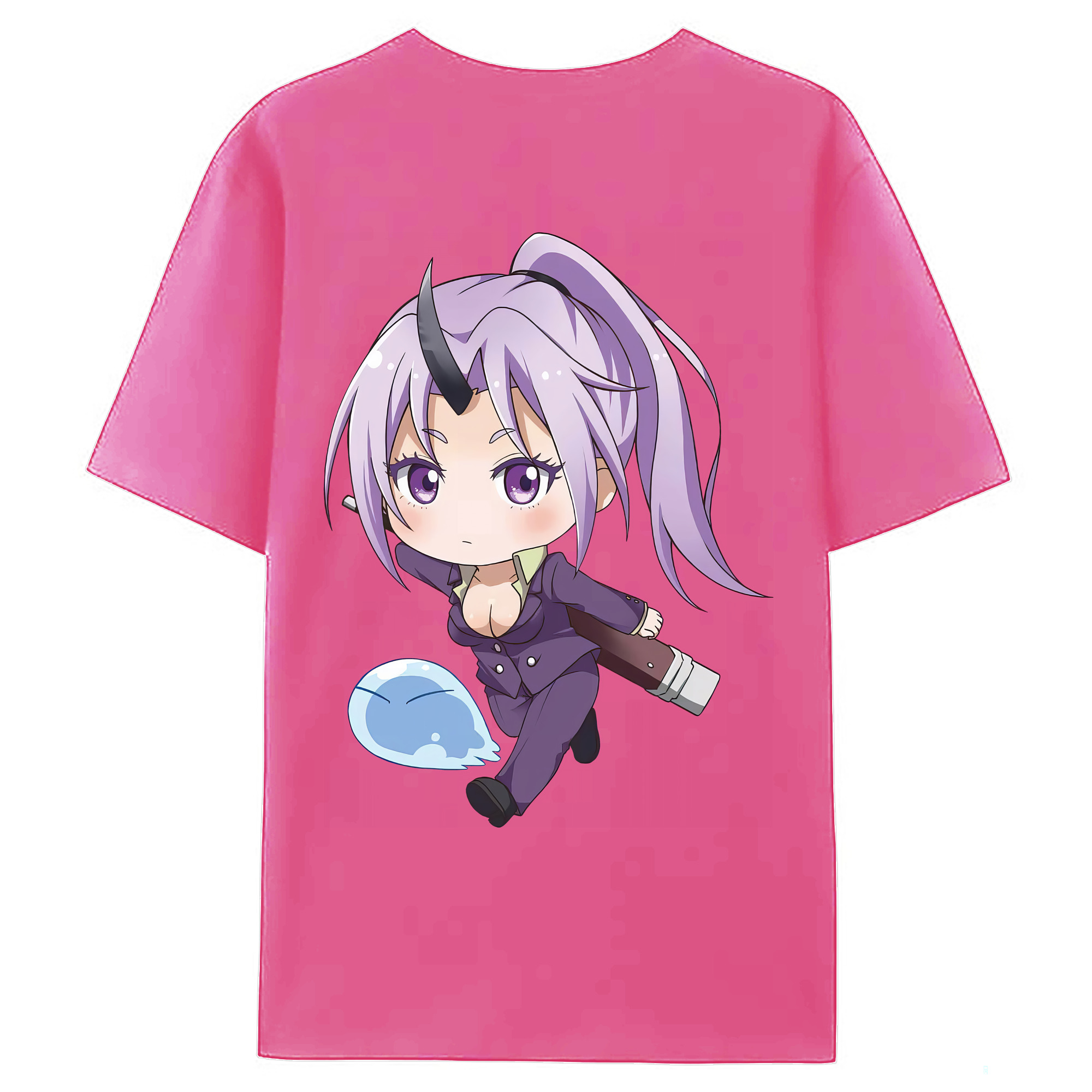（画像用） 転スラ Regarding Reincarnated to Slime レディース半袖Tシャツ(バックプリント)