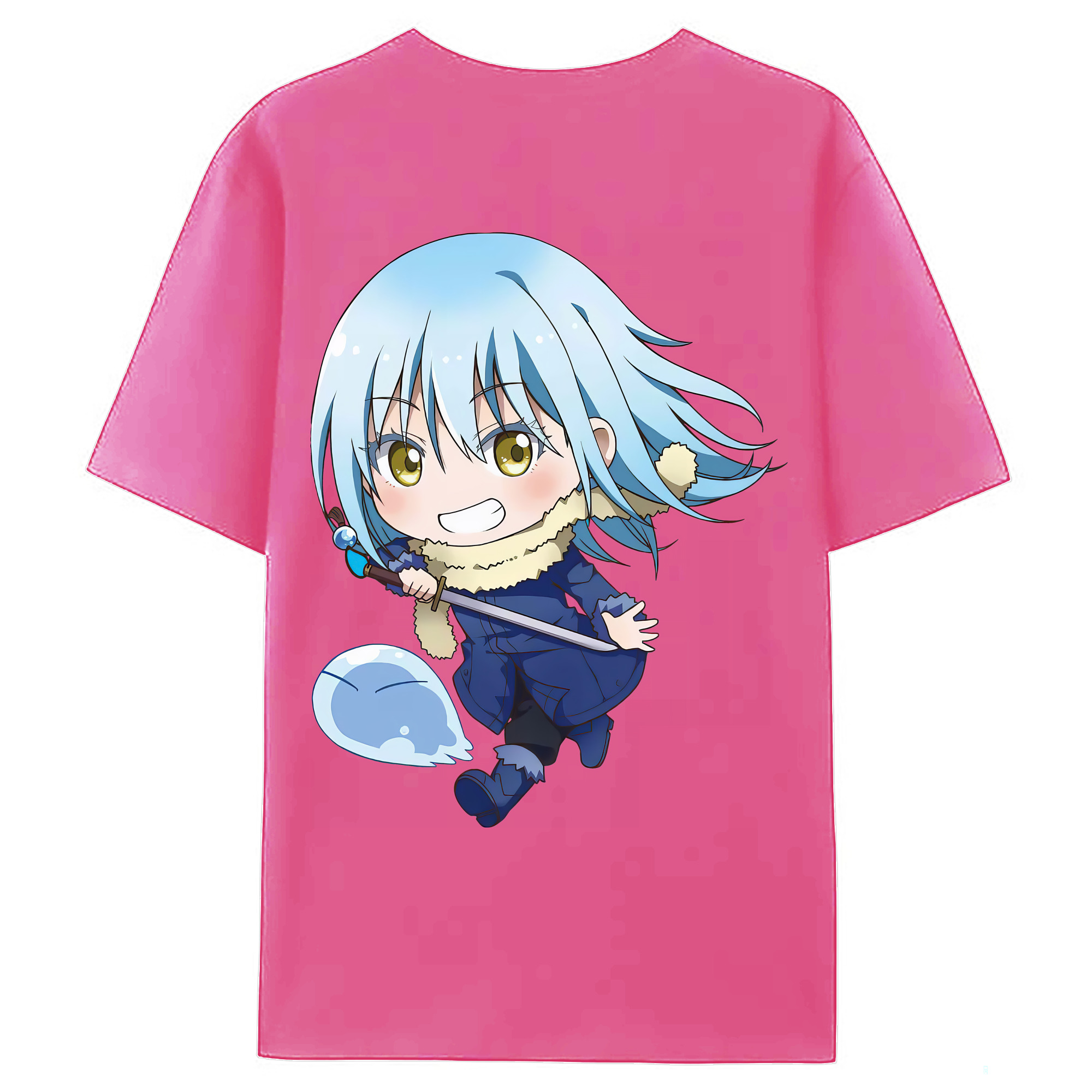 （画像用） 転スラ Regarding Reincarnated to Slime レディース半袖Tシャツ(バックプリント)