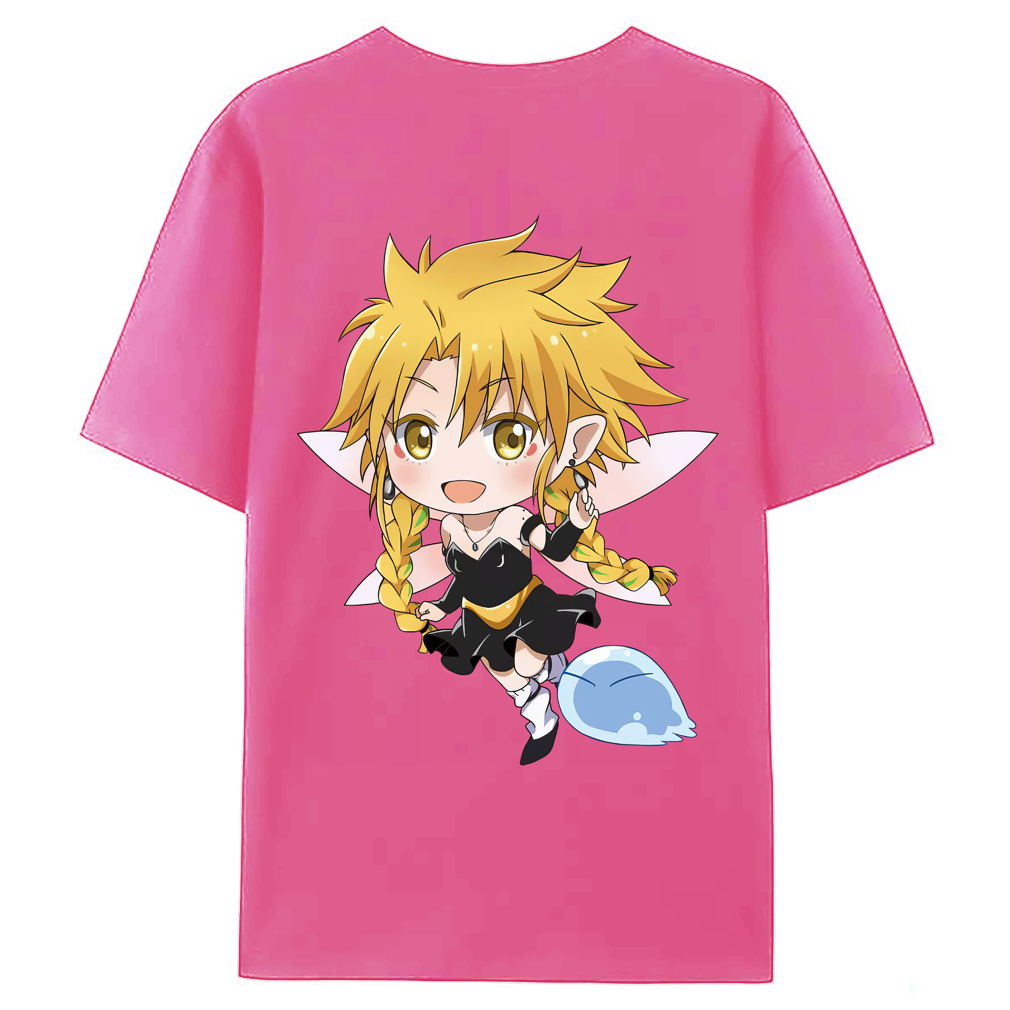 （画像用） 転スラ Regarding Reincarnated to Slime レディース半袖Tシャツ(バックプリント)