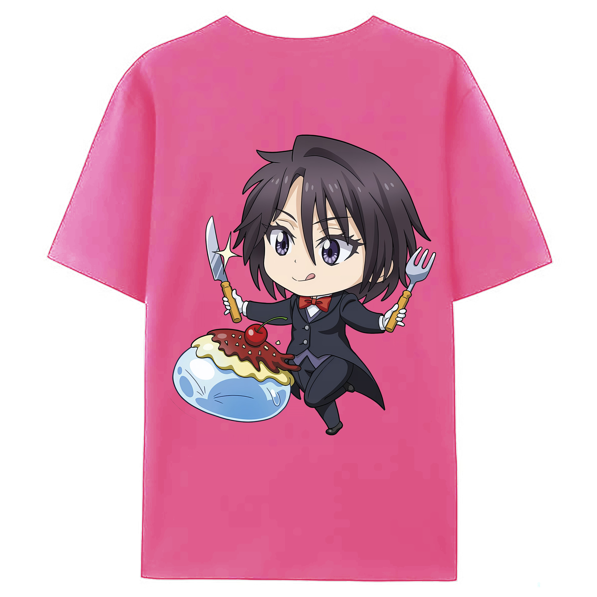 （画像用） 転スラ Regarding Reincarnated to Slime レディース半袖Tシャツ(バックプリント)