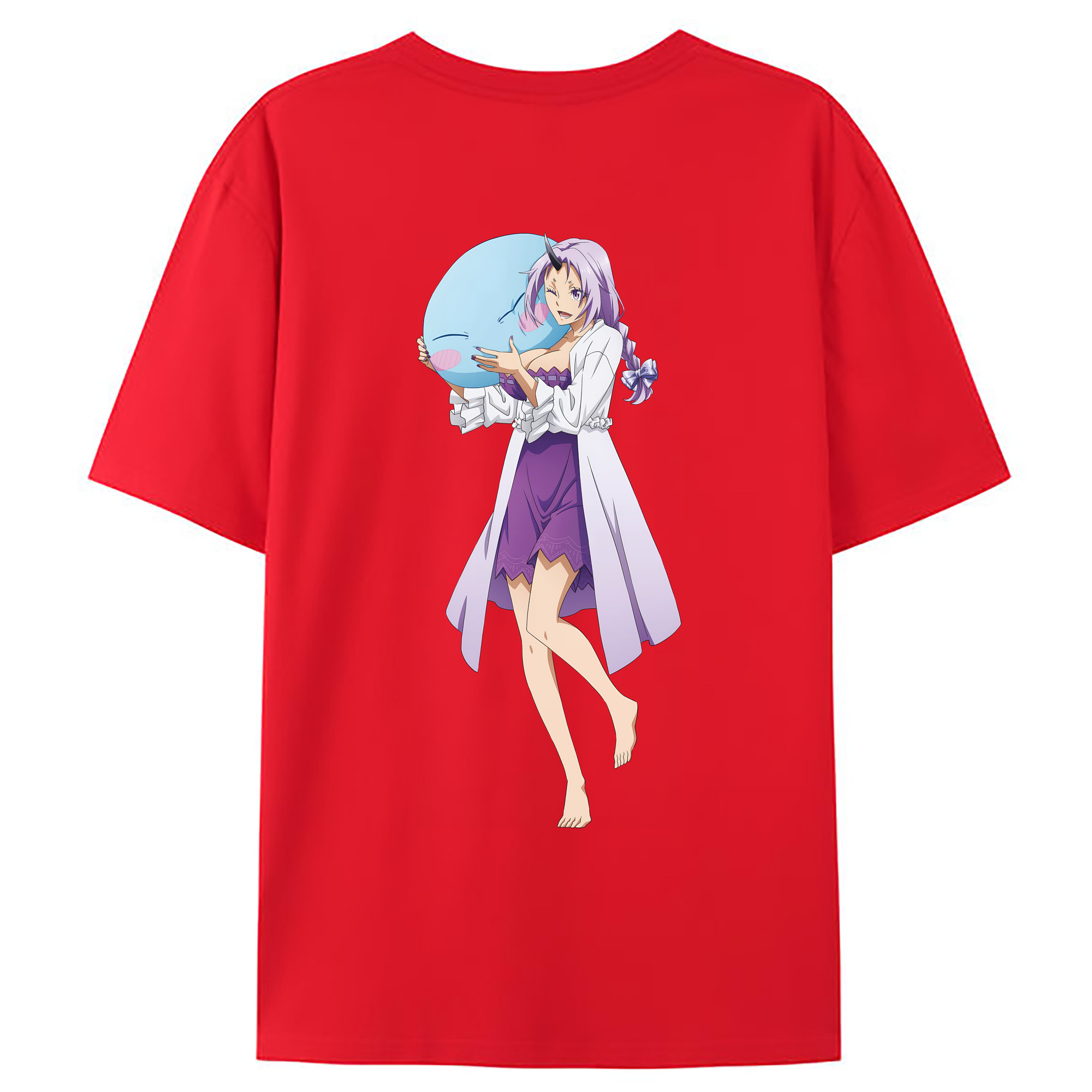 （画像用） 転スラ Regarding Reincarnated to Slime レディース半袖Tシャツ(バックプリント)