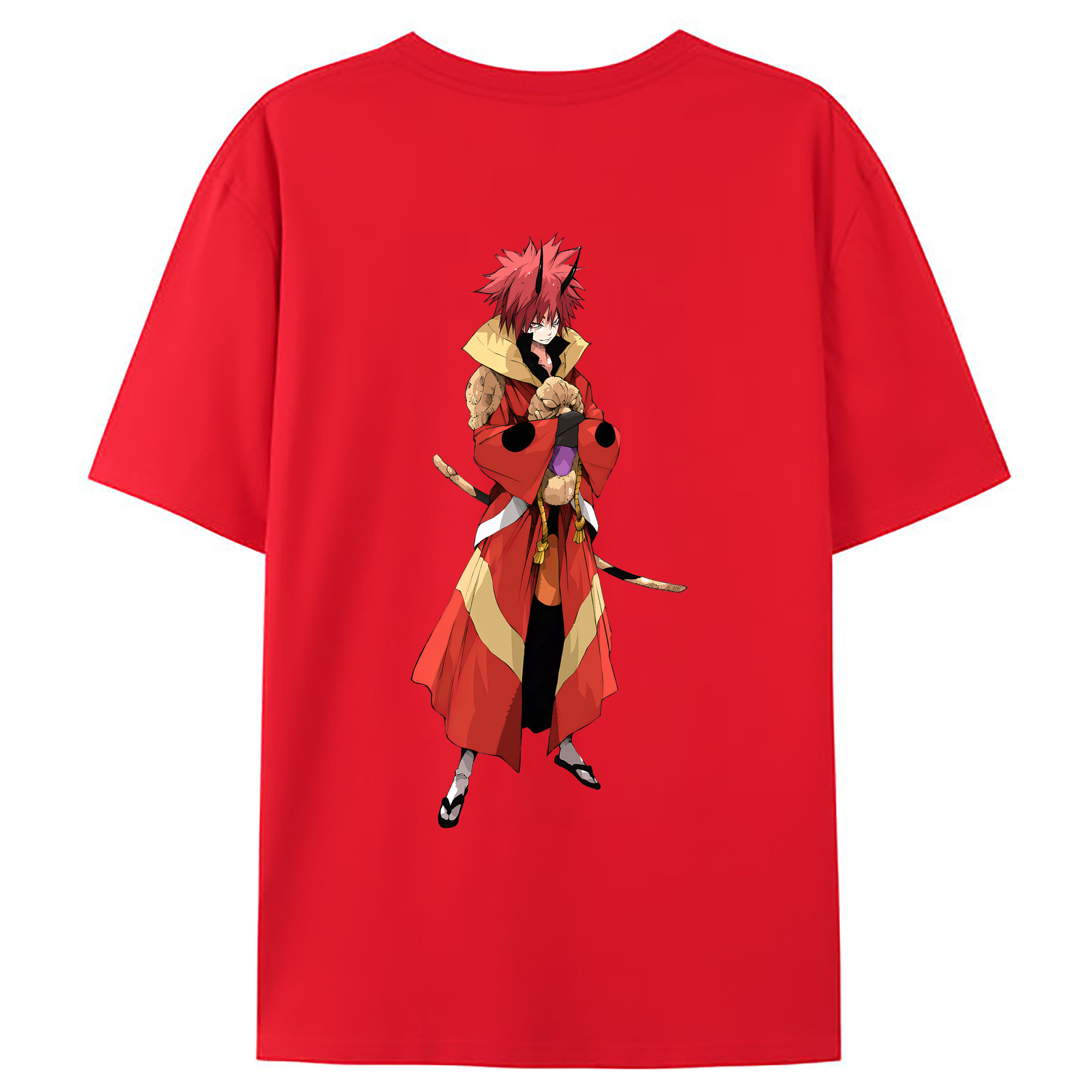 （画像用） 転スラ Regarding Reincarnated to Slime レディース半袖Tシャツ(バックプリント)