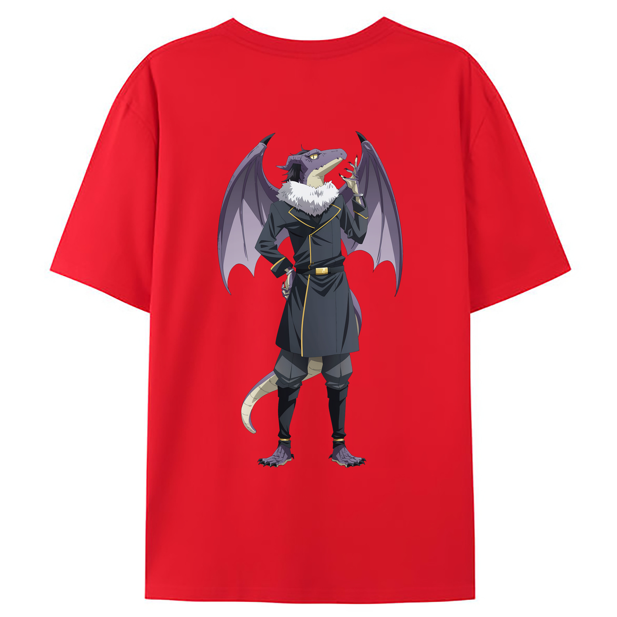 （画像用） 転スラ Regarding Reincarnated to Slime レディース半袖Tシャツ(バックプリント)