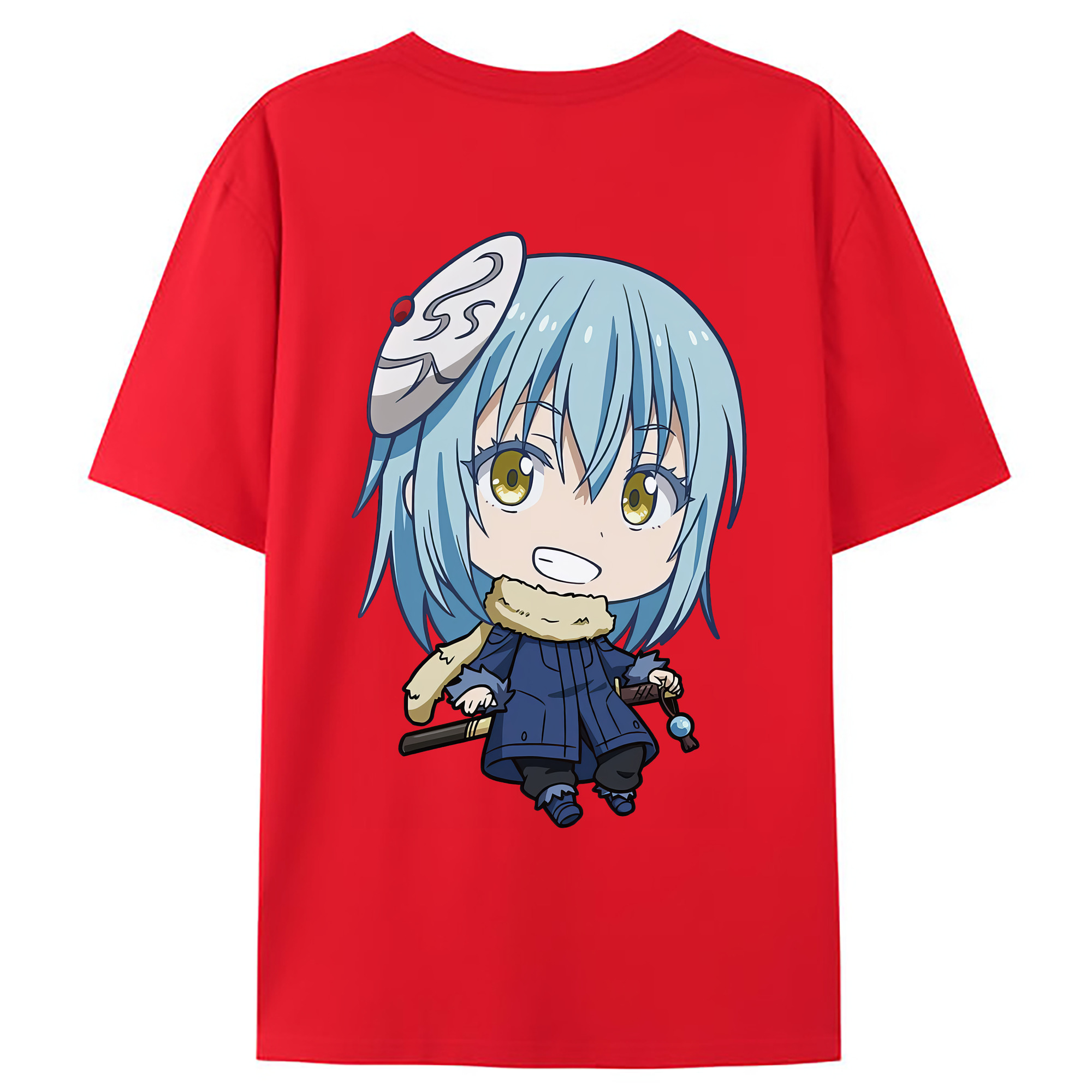 （画像用） 転スラ Regarding Reincarnated to Slime レディース半袖Tシャツ(バックプリント)