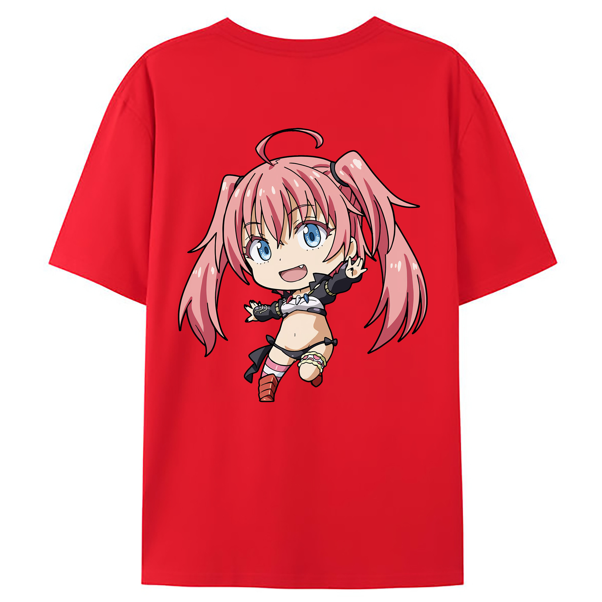 （画像用） 転スラ Regarding Reincarnated to Slime レディース半袖Tシャツ(バックプリント)