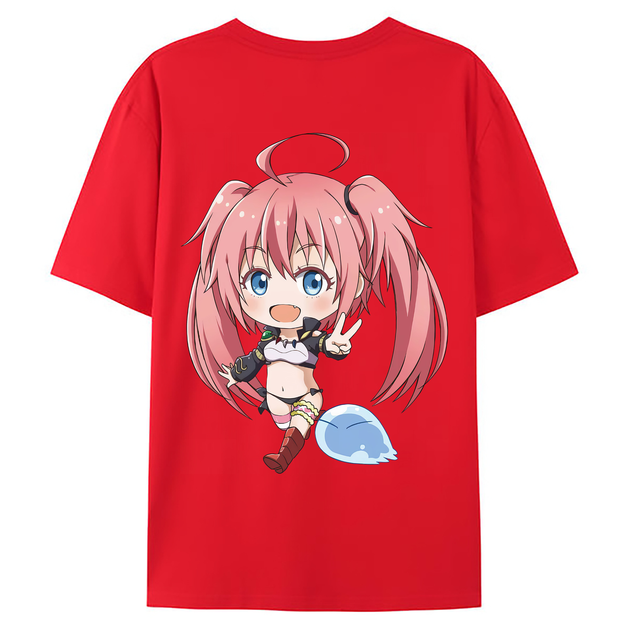 （画像用） 転スラ Regarding Reincarnated to Slime レディース半袖Tシャツ(バックプリント)