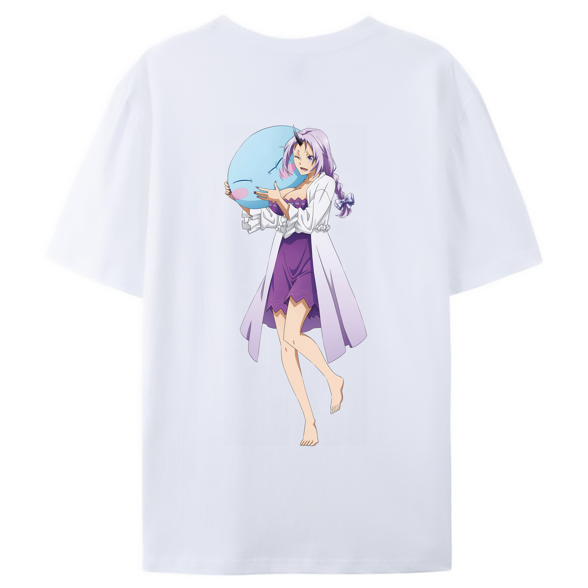 （画像用） 転スラ Regarding Reincarnated to Slime レディース半袖Tシャツ(バックプリント)