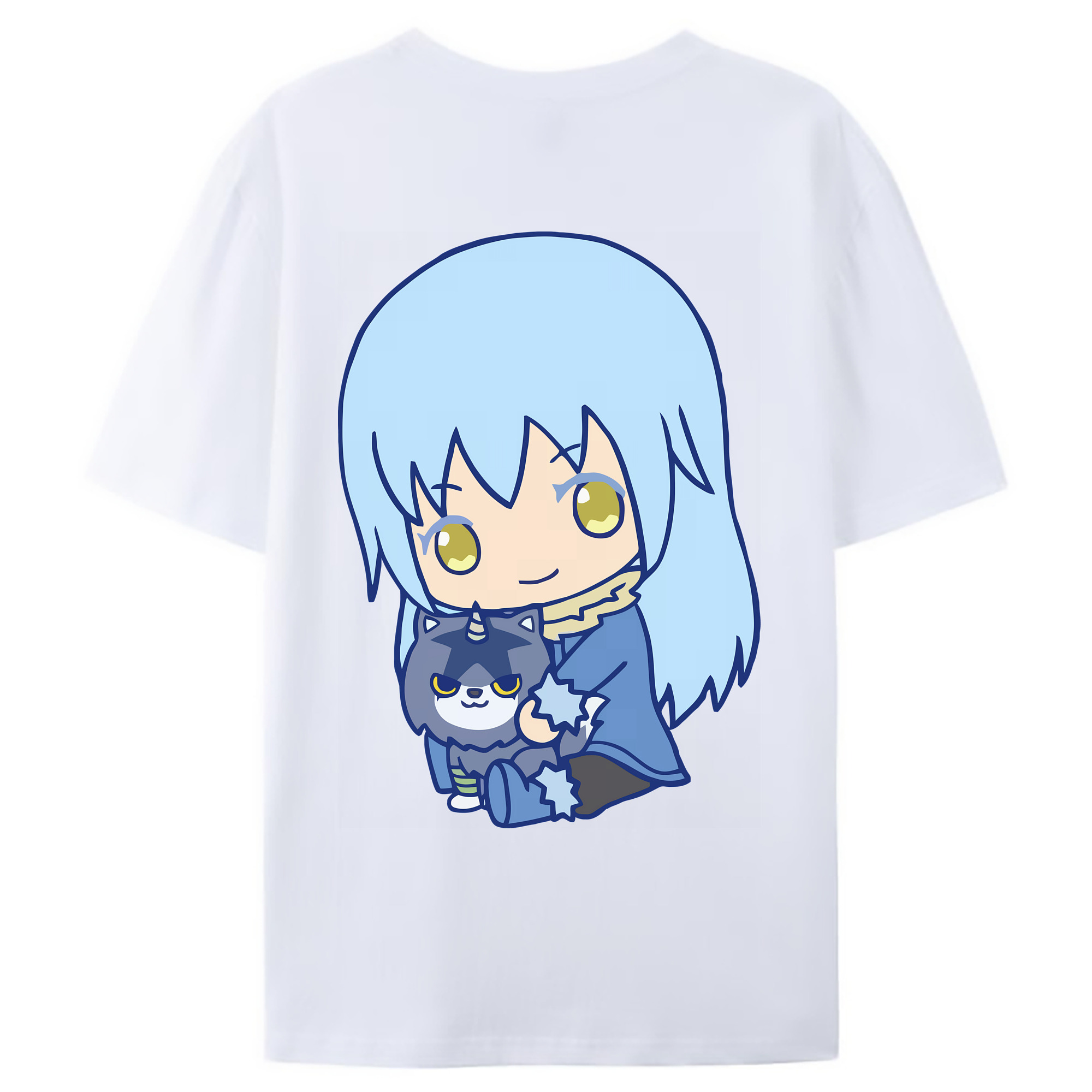 （画像用） 転スラ Regarding Reincarnated to Slime レディース半袖Tシャツ(バックプリント)