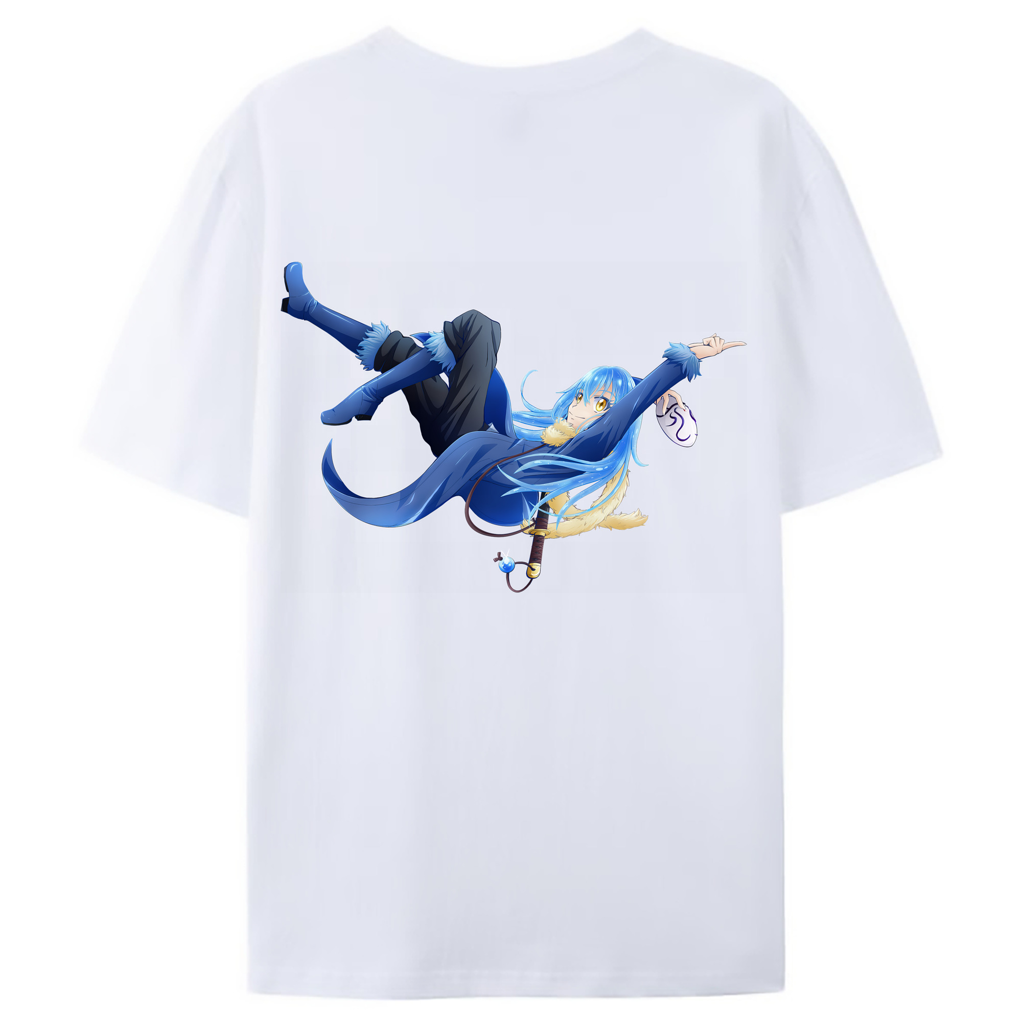 （画像用） 転スラ Regarding Reincarnated to Slime レディース半袖Tシャツ(バックプリント)