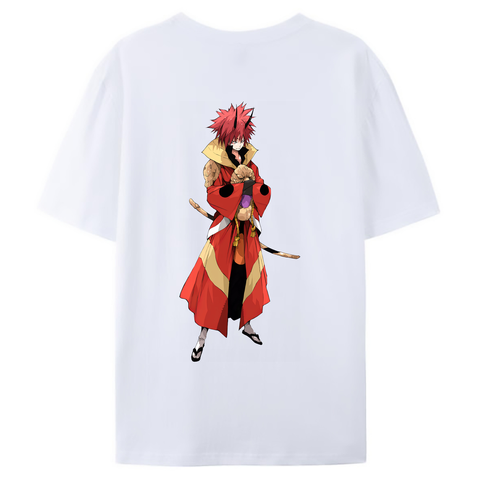 （画像用） 転スラ Regarding Reincarnated to Slime レディース半袖Tシャツ(バックプリント)