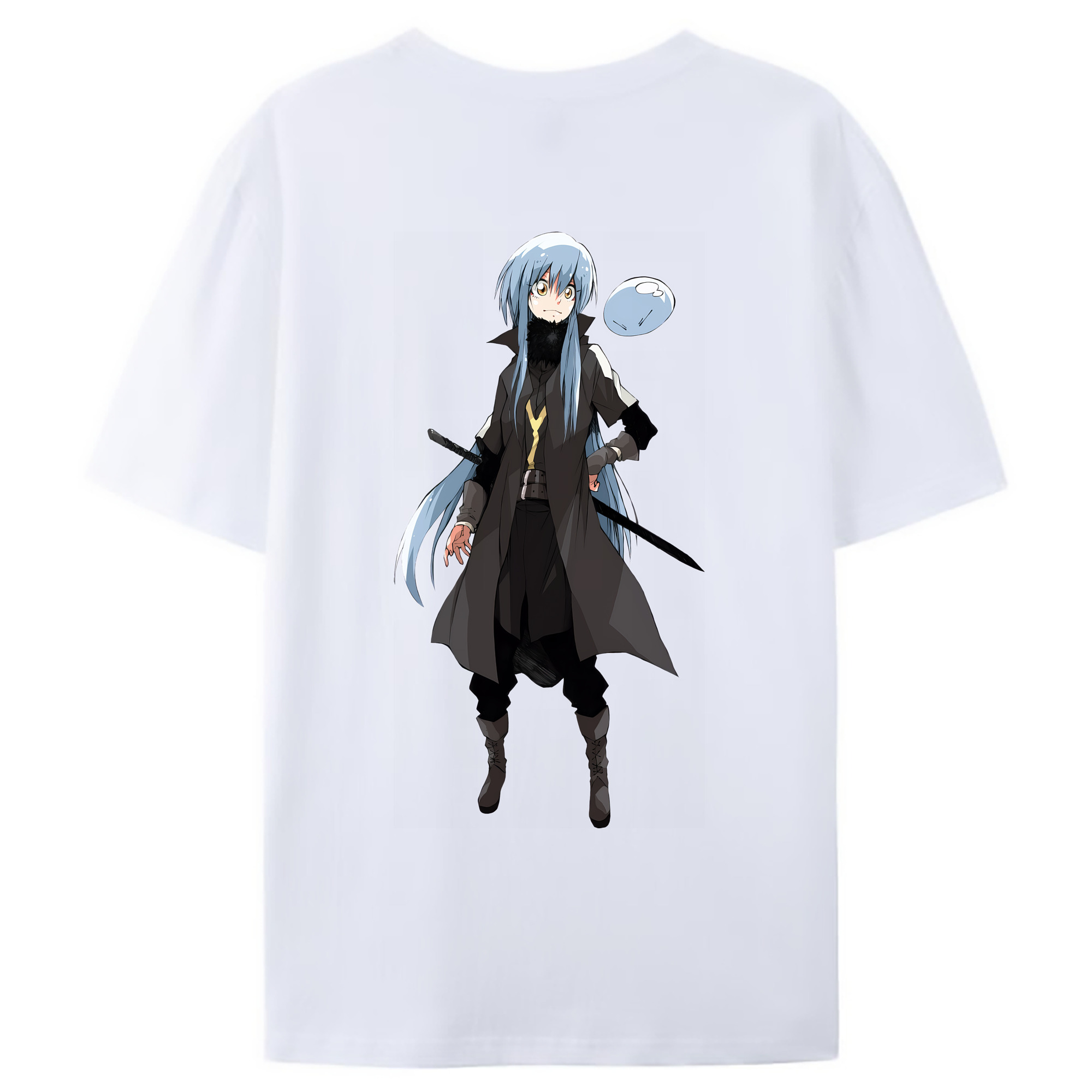 （画像用） 転スラ Regarding Reincarnated to Slime レディース半袖Tシャツ(バックプリント)
