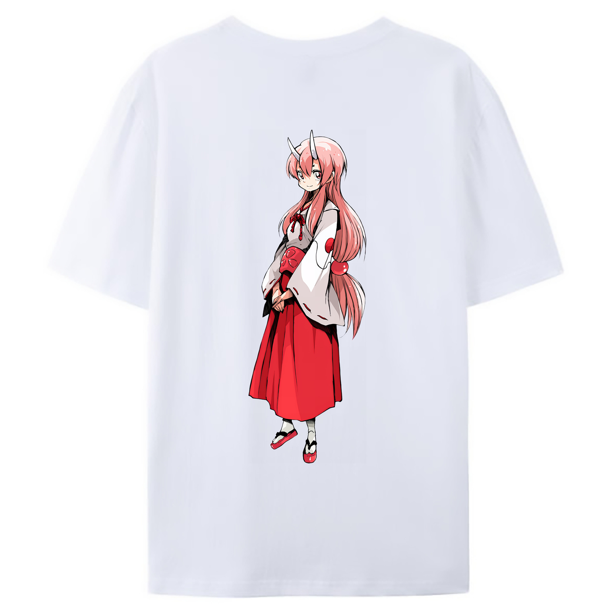 （画像用） 転スラ Regarding Reincarnated to Slime レディース半袖Tシャツ(バックプリント)