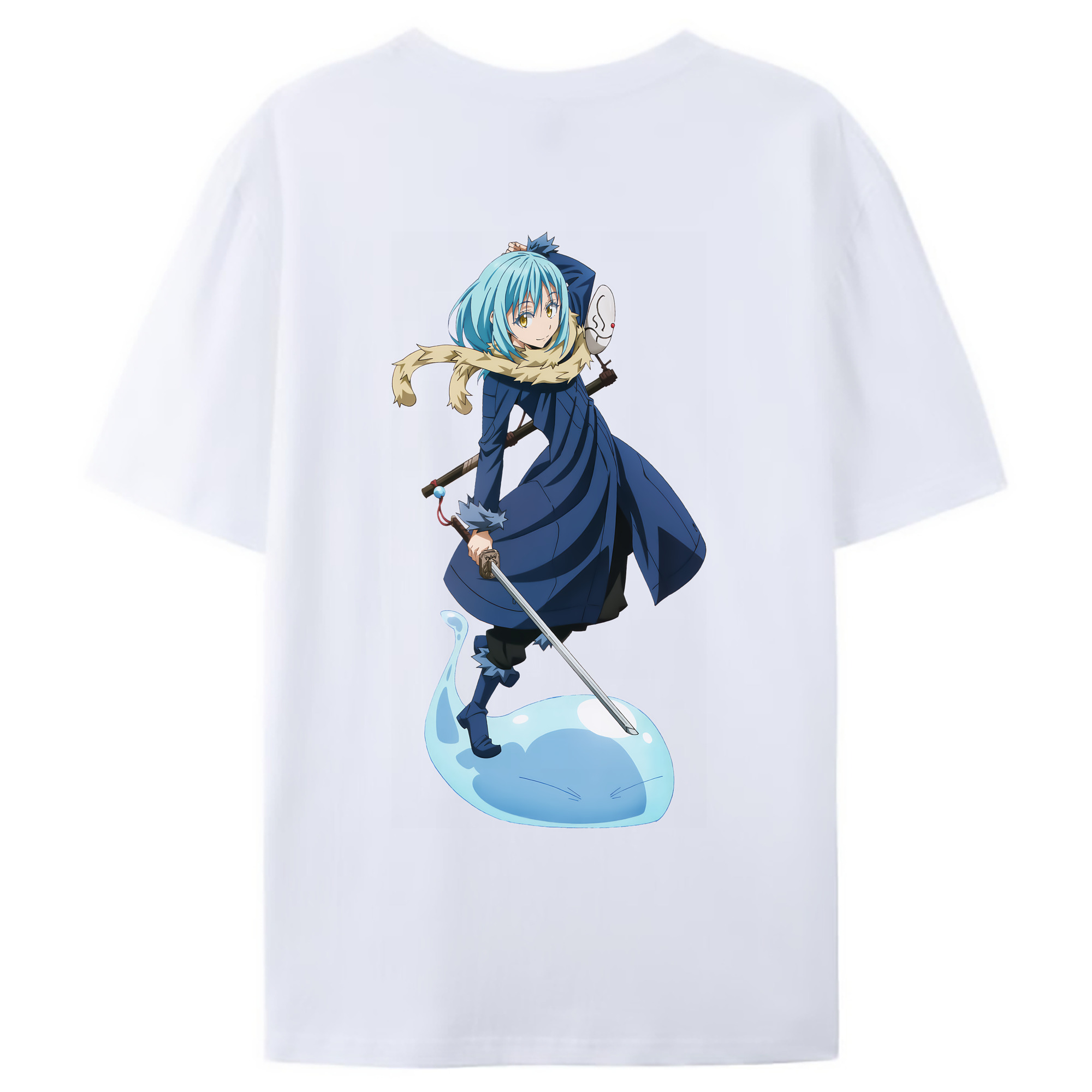 （画像用） 転スラ Regarding Reincarnated to Slime レディース半袖Tシャツ(バックプリント)