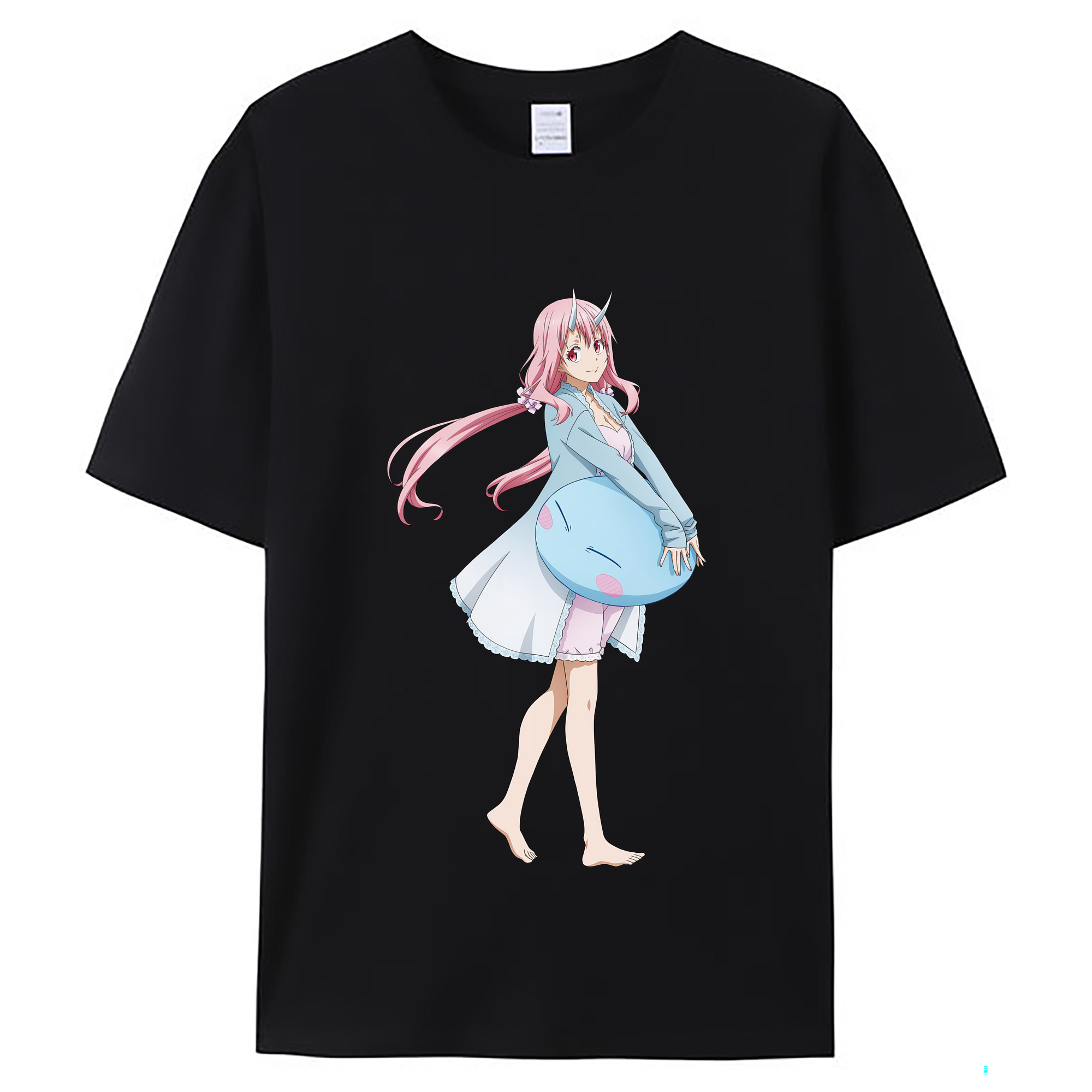 （画像用） 転スラ Regarding Reincarnated to Slime レディースカジュアルプリントTシャツ（綿100％）